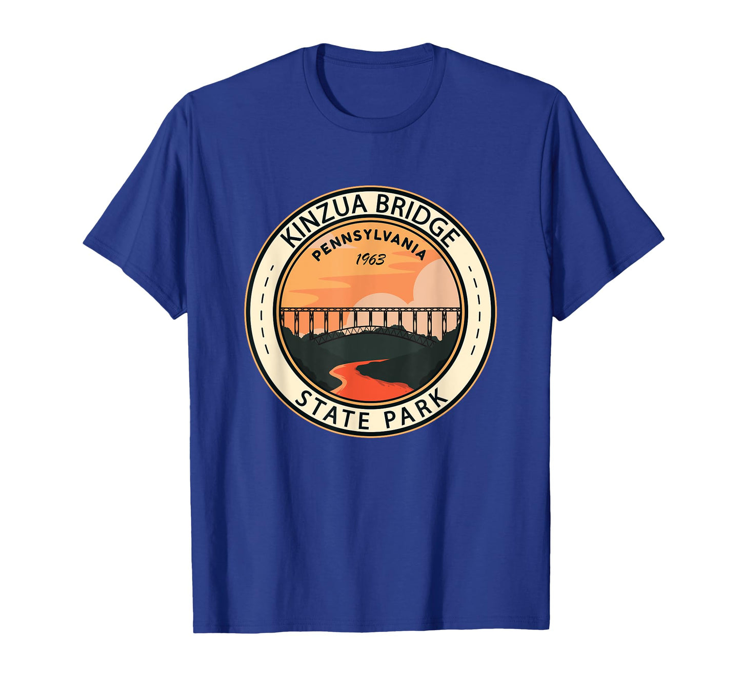 Kinzua Bridge State Park Pennsylvania Badge Vintage T-Shirt