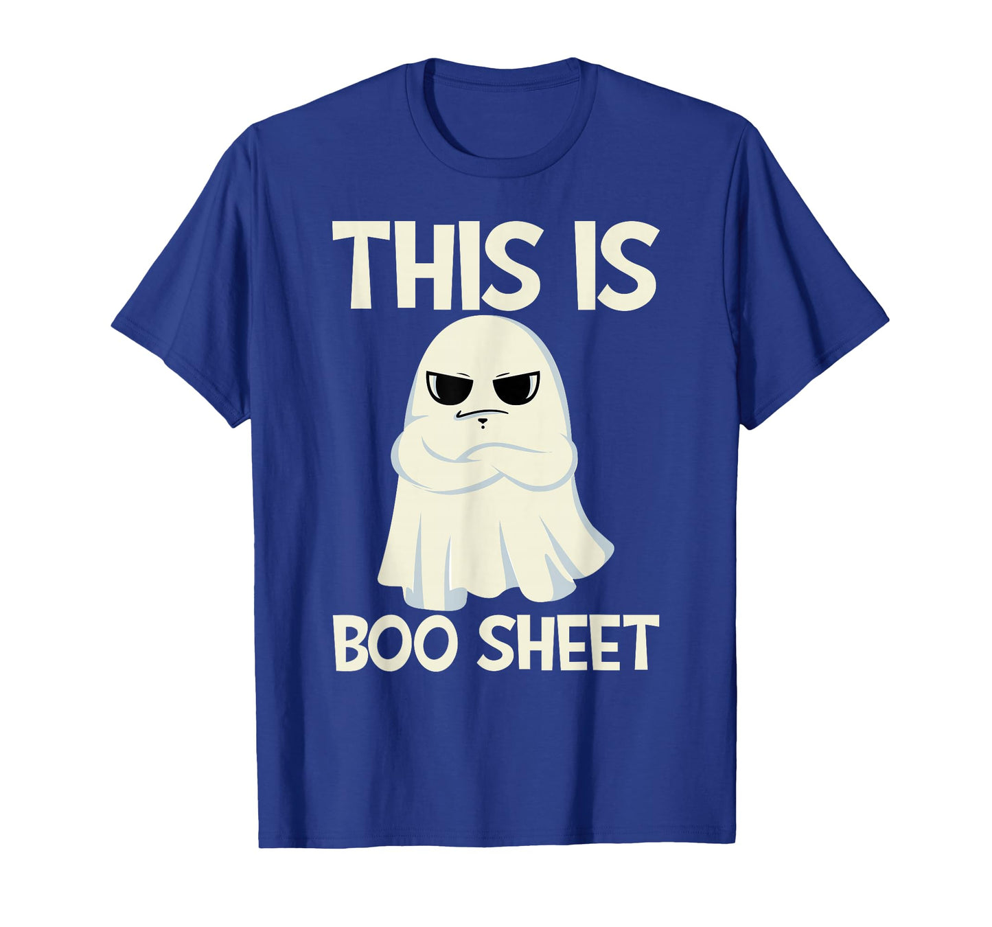 This is Boo Sheet Ghost Retro Halloween Costume Men Women T-Shirt