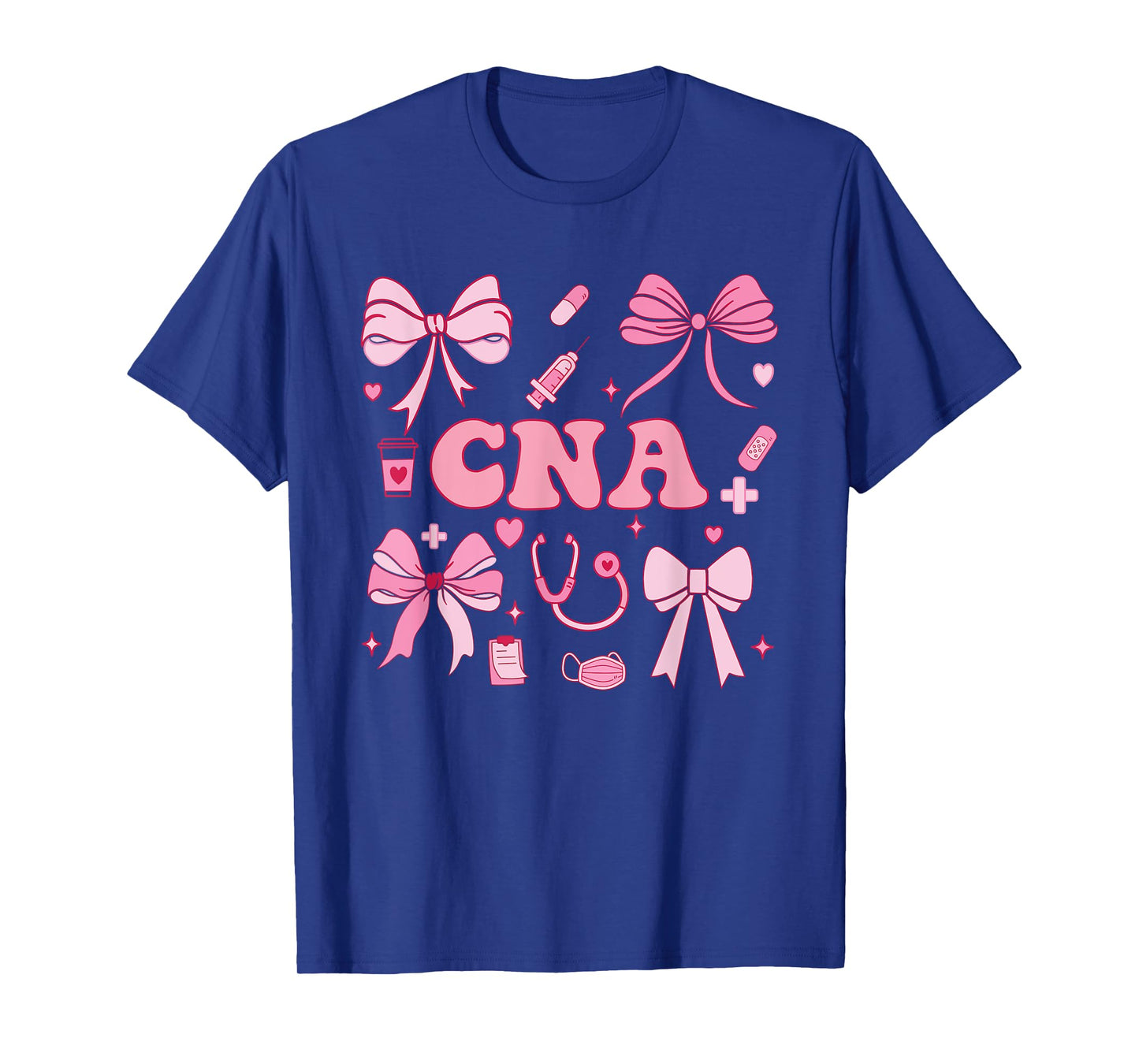 CNA Certified Nurse Assistant Coquette Bow T-Shirt