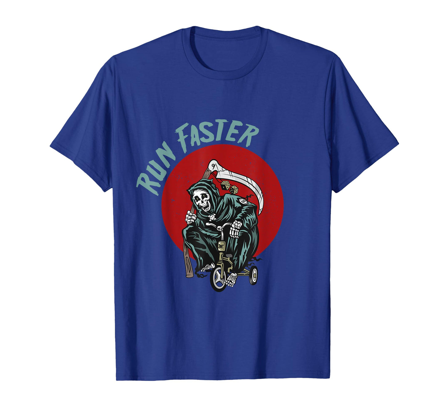 Run faster Grim Reaper Last Responder Funny Dark Humor gift T-Shirt