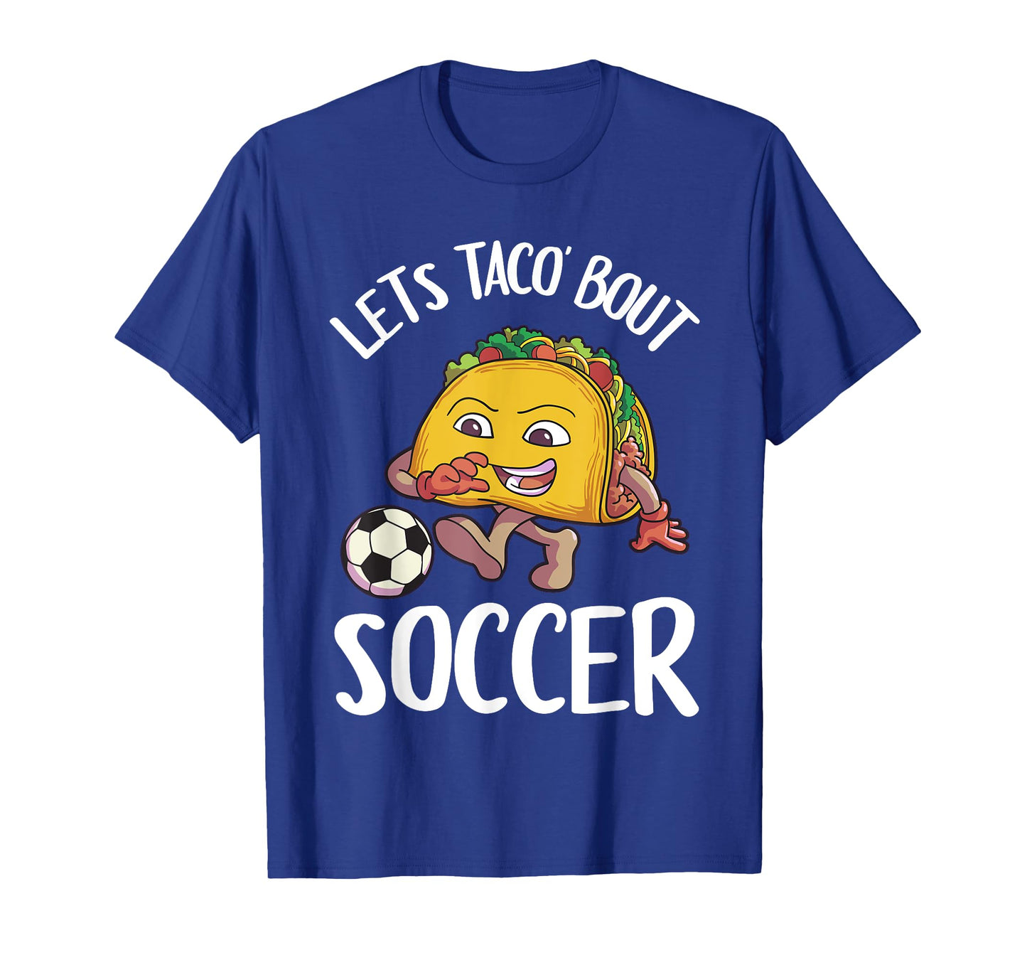 Funny Soccer Shirt Kids Men Taco Lover Gift T-Shirt