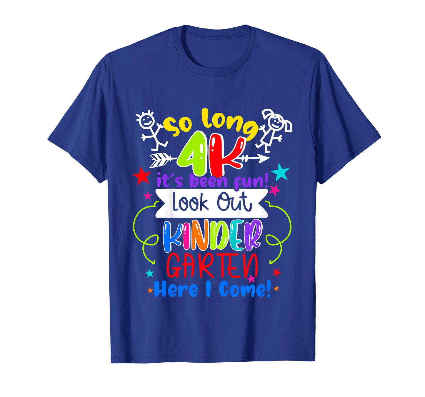 So Long 4K Graduation Kindergarten Here I Come 2025 T-Shirt