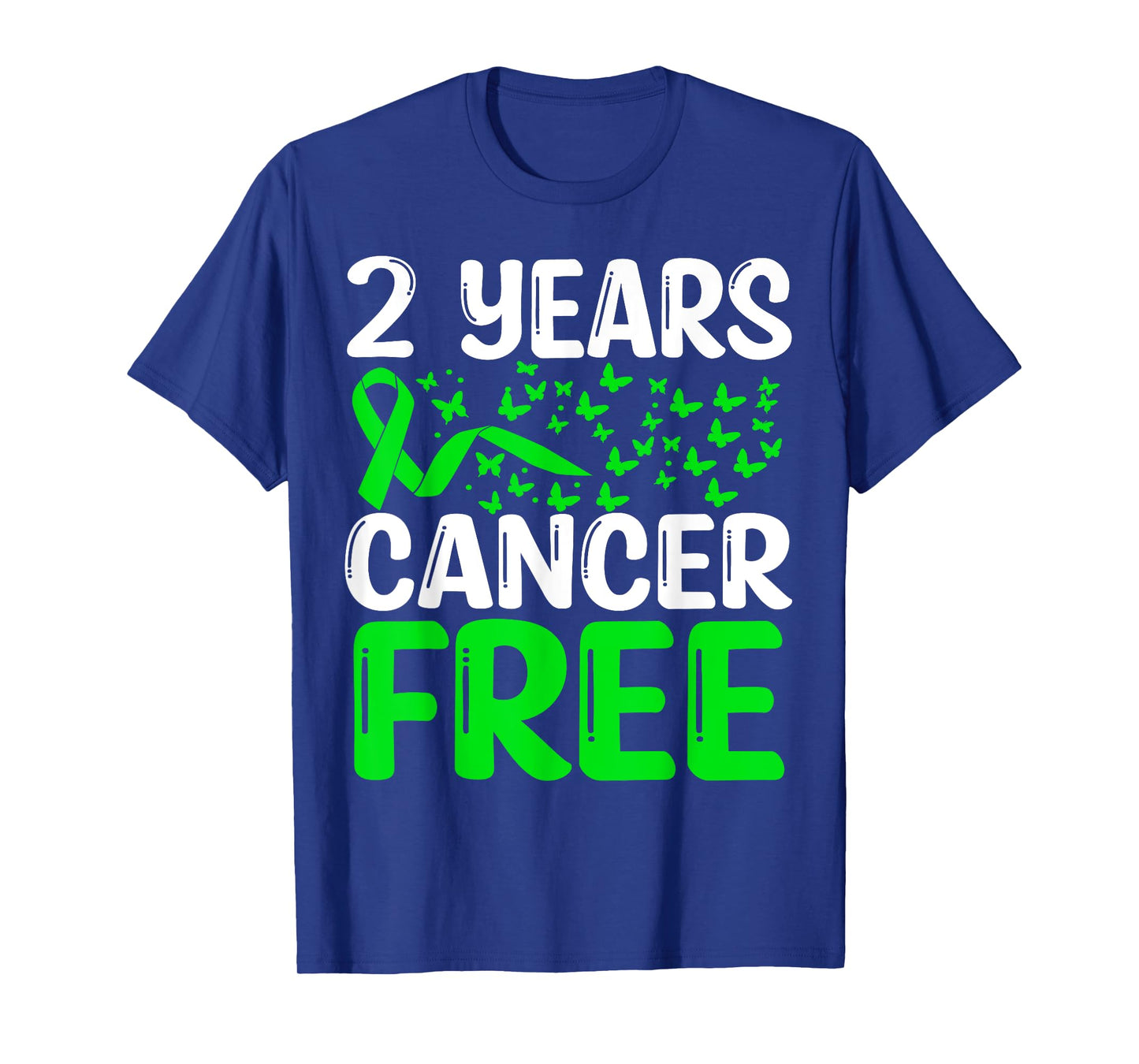 2 Years Lymphoma Cancer Free Cancer Survivor Awareness T-Shirt