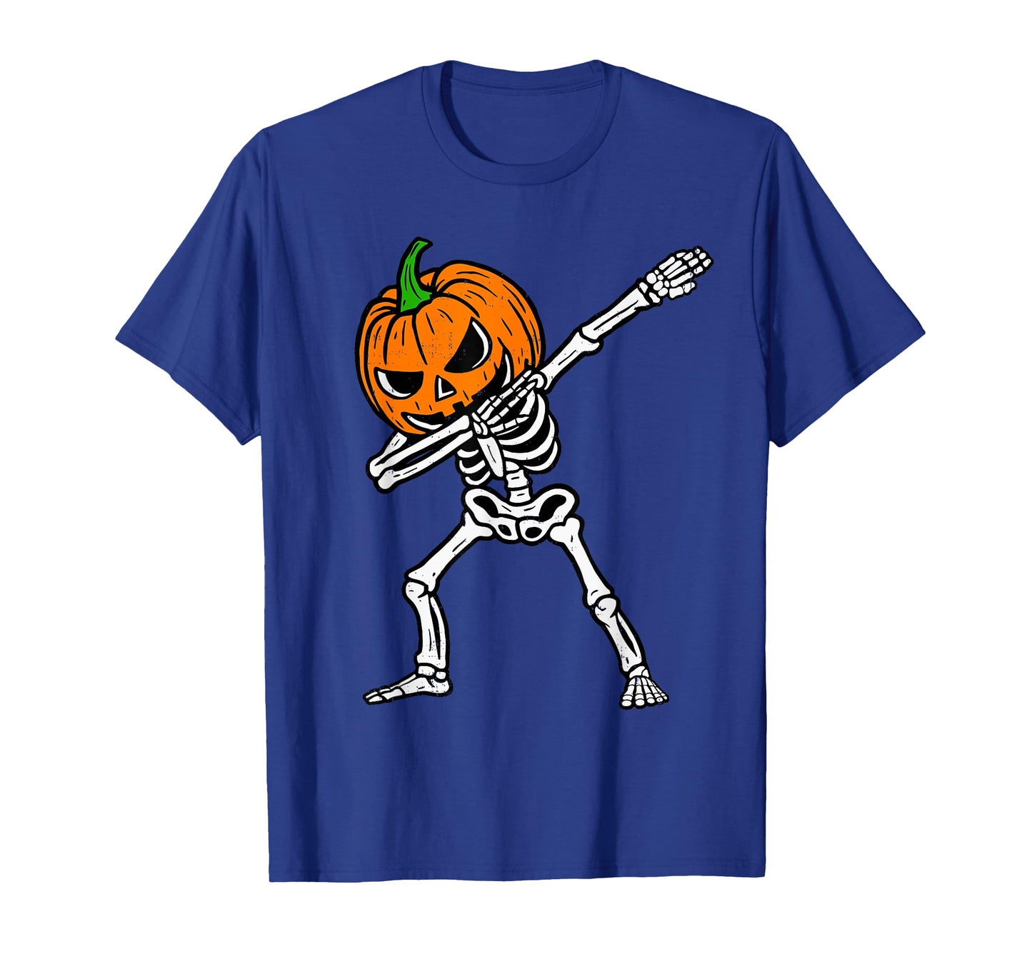 Dabbing Skeleton Pumpkin Halloween Costume Boys Teens Kids T-Shirt