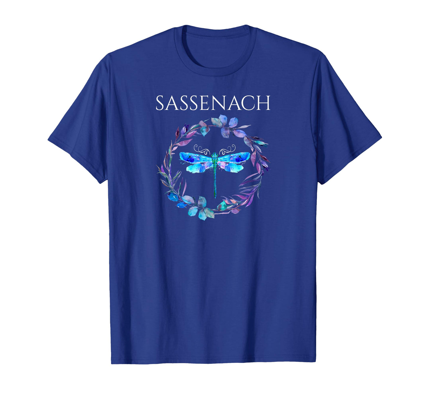Sassenach Dragonfly Flower Flowers T-Shirt