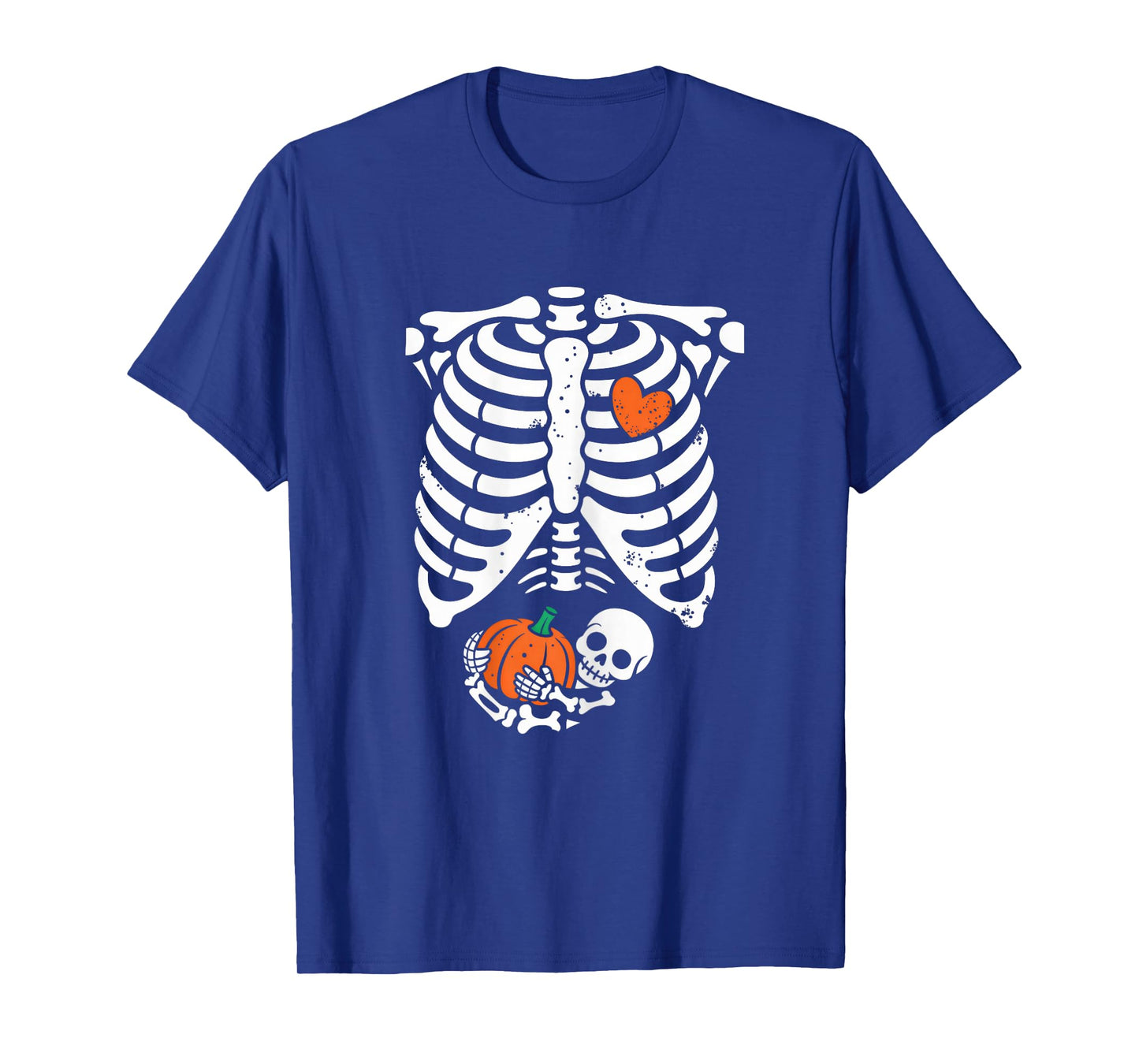 Women Skeleton Pregnancy Announcement Mom Halloween Spooky T-Shirt