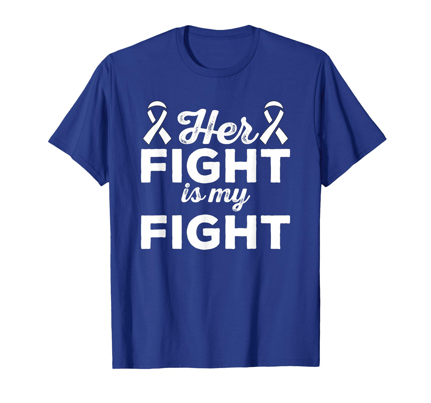 Her Fight Is My Fight - Lung Cancer Suport Shirt & Gift T-Shirt