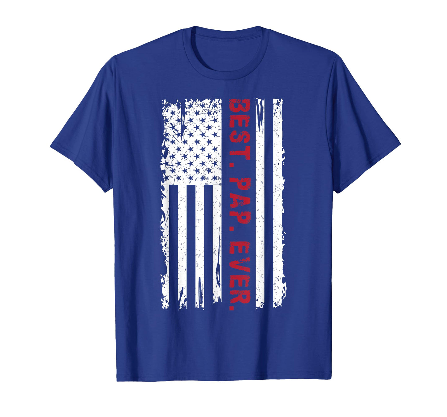 US Flag Best Pap Ever Father's Day Tee Daddy Grandpa Vintage T-Shirt