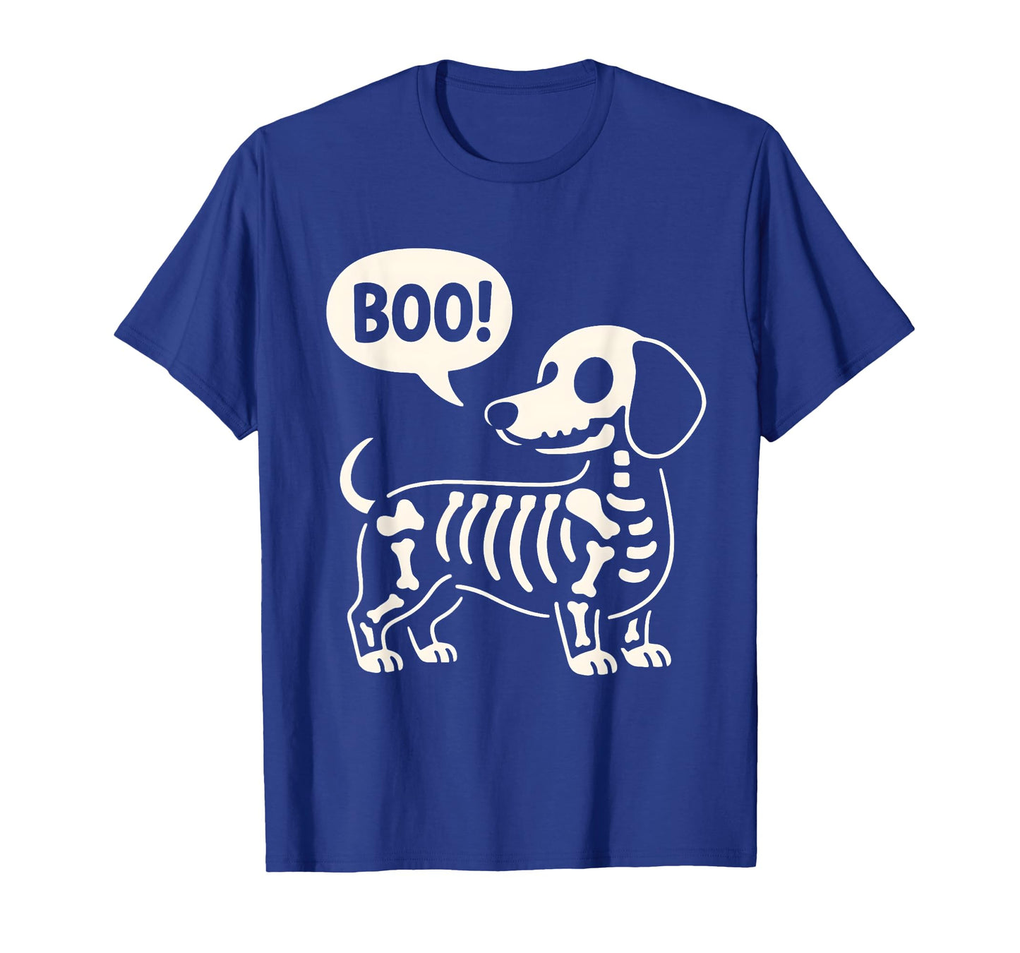 Cute Dachshund Doxie Skeleton Boo Wiener Dog Halloween T-Shirt