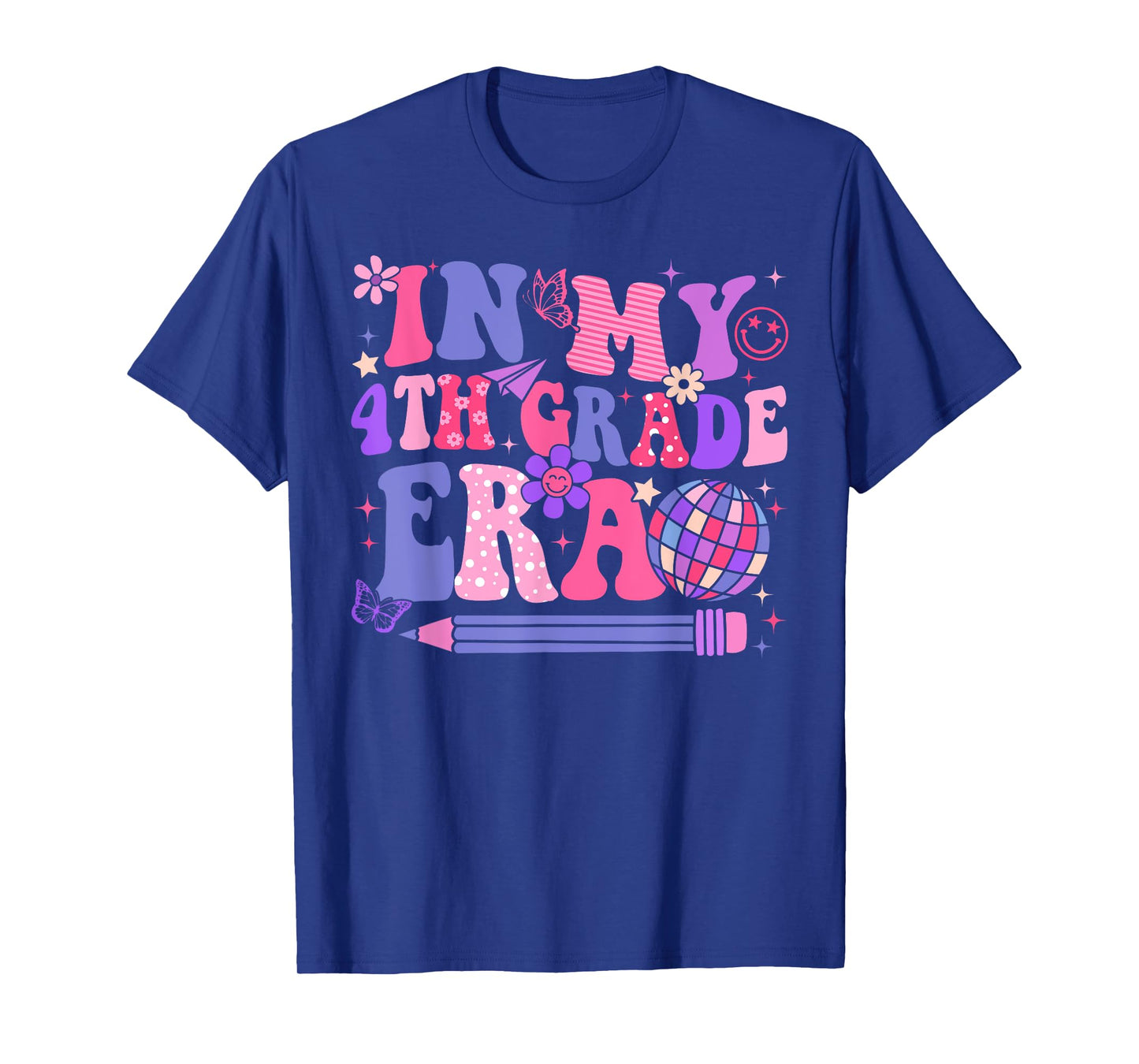 In My 4th Fourth Grade Era Back To School Teacher Women Girl T-Shirt