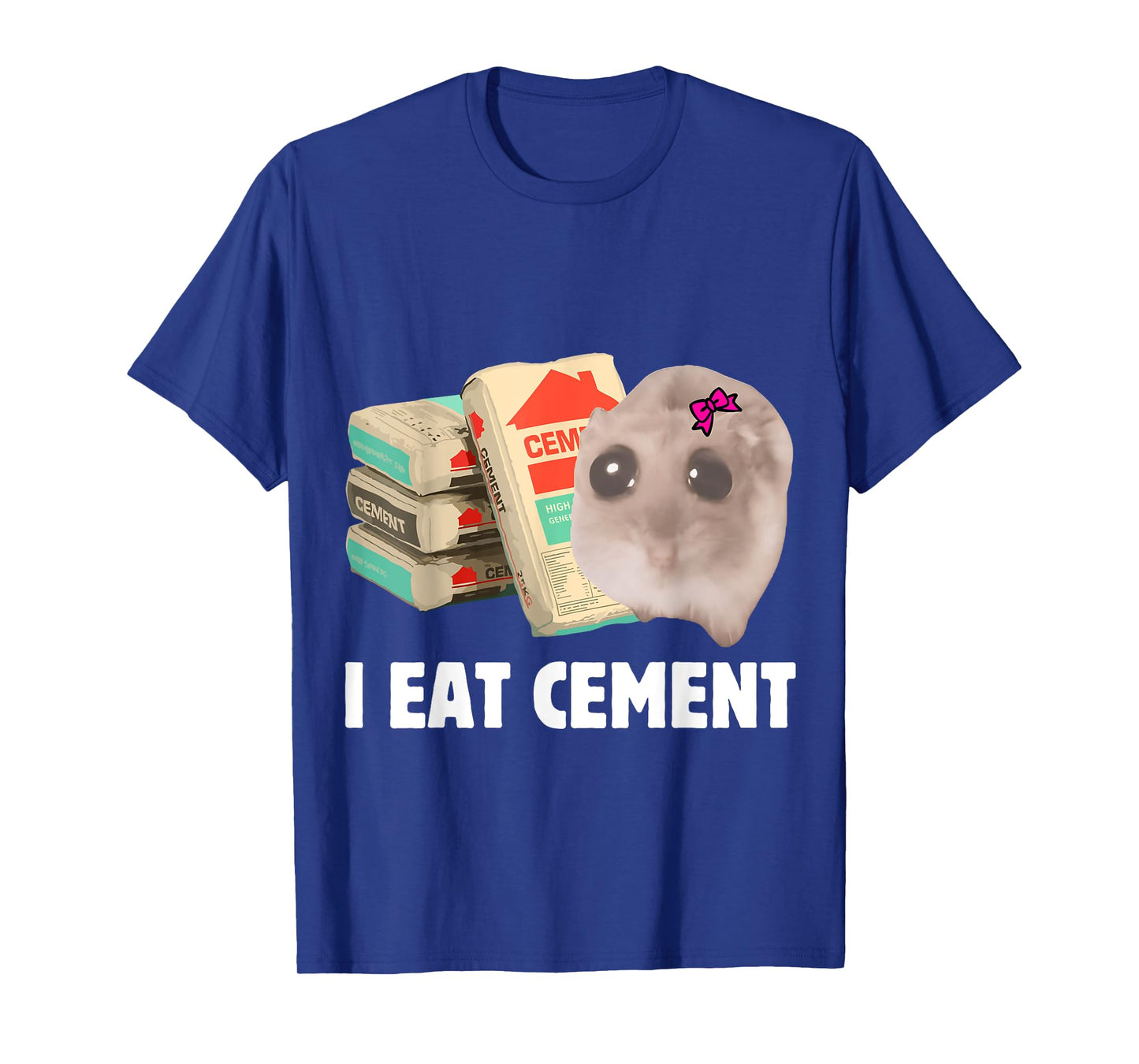 I Eat Cement Sad Hamster Meme Internet Memes Funny Memes Kid T-Shirt