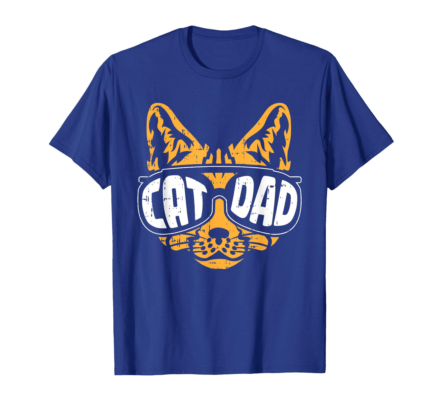 Cat Dad Fathers Day Kitten Lover Papa Grandpa Daddy Men T-Shirt