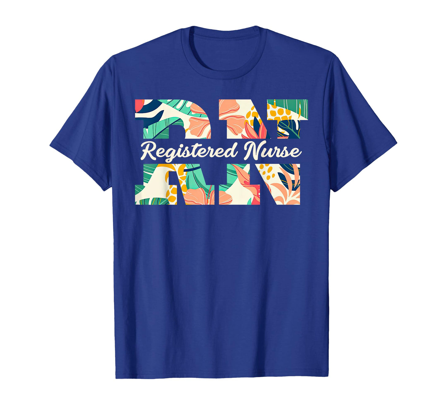 Retro RN Tropical Registered Nurse Aloha Summer Vacation T-Shirt