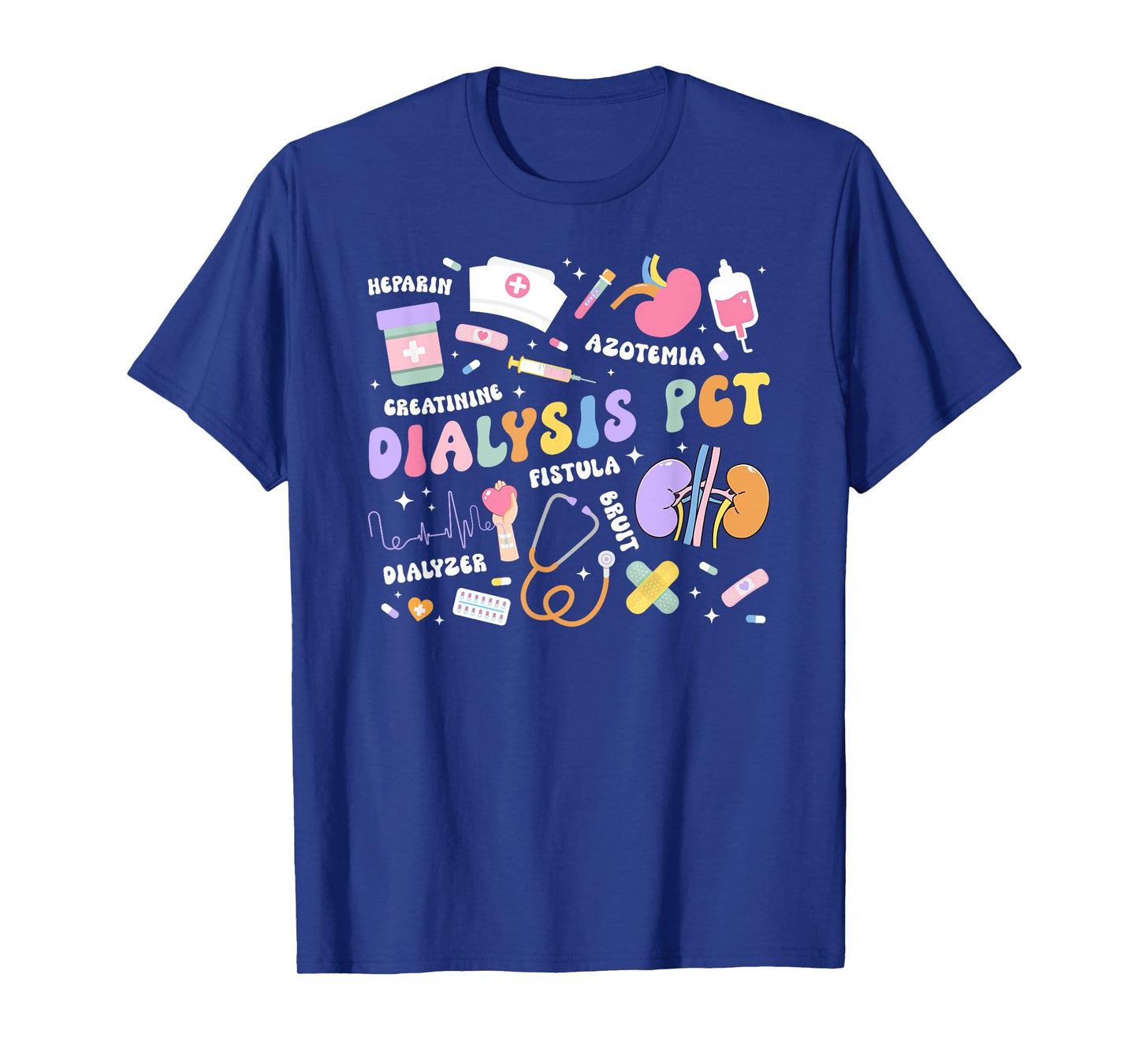 Dialysis PCT Appreciation Groovy Dialysis Patient Care Tech T-Shirt