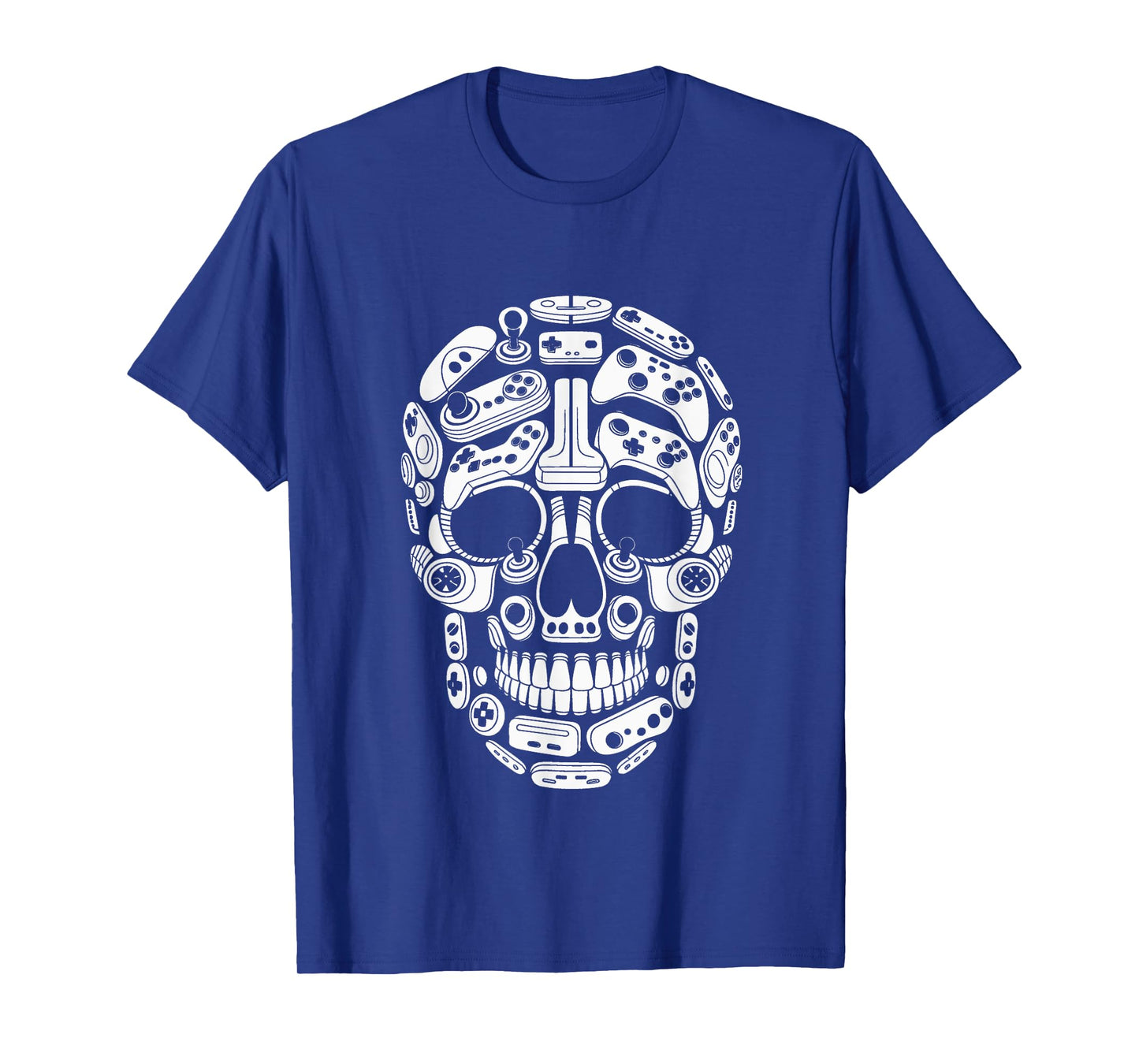 Skeleton Skull Gamer Halloween Controller Gaming Boys Men T-Shirt