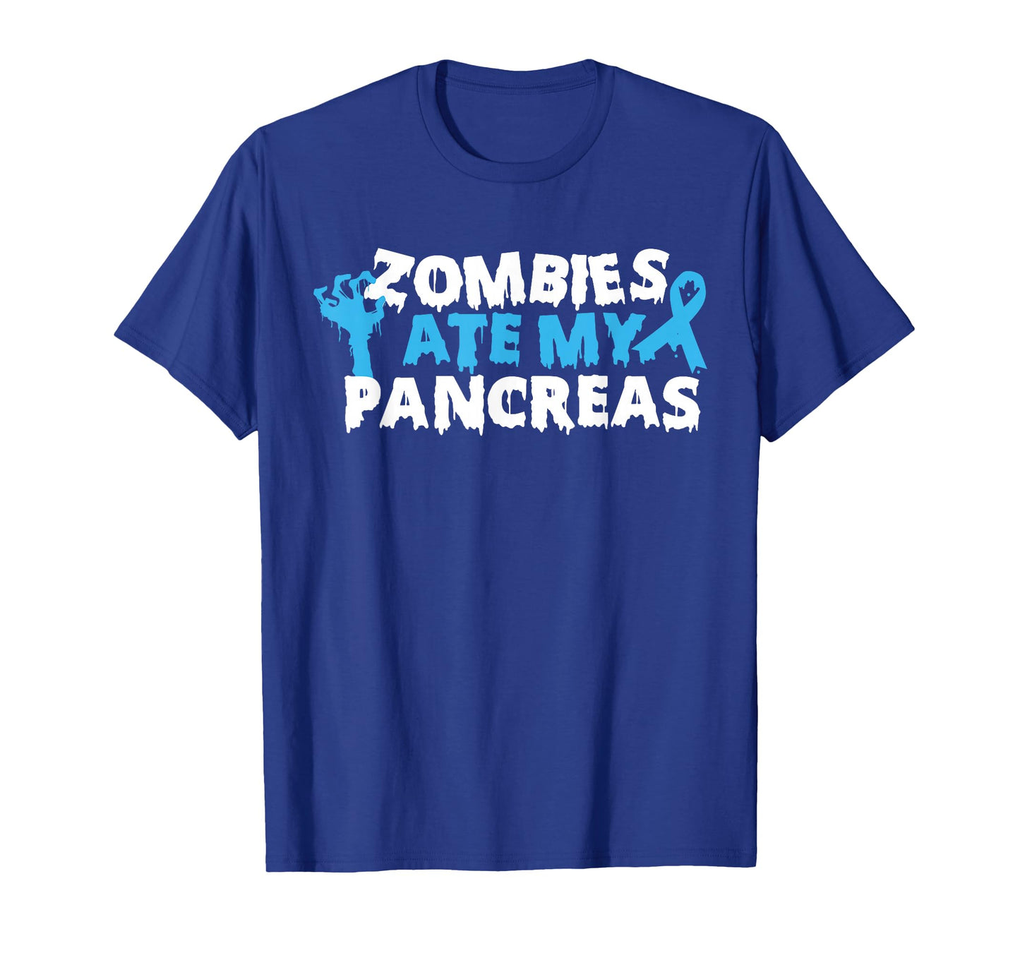 Type 1 Diabetes Awareness Zombies Ate My Pancreas Halloween T-Shirt