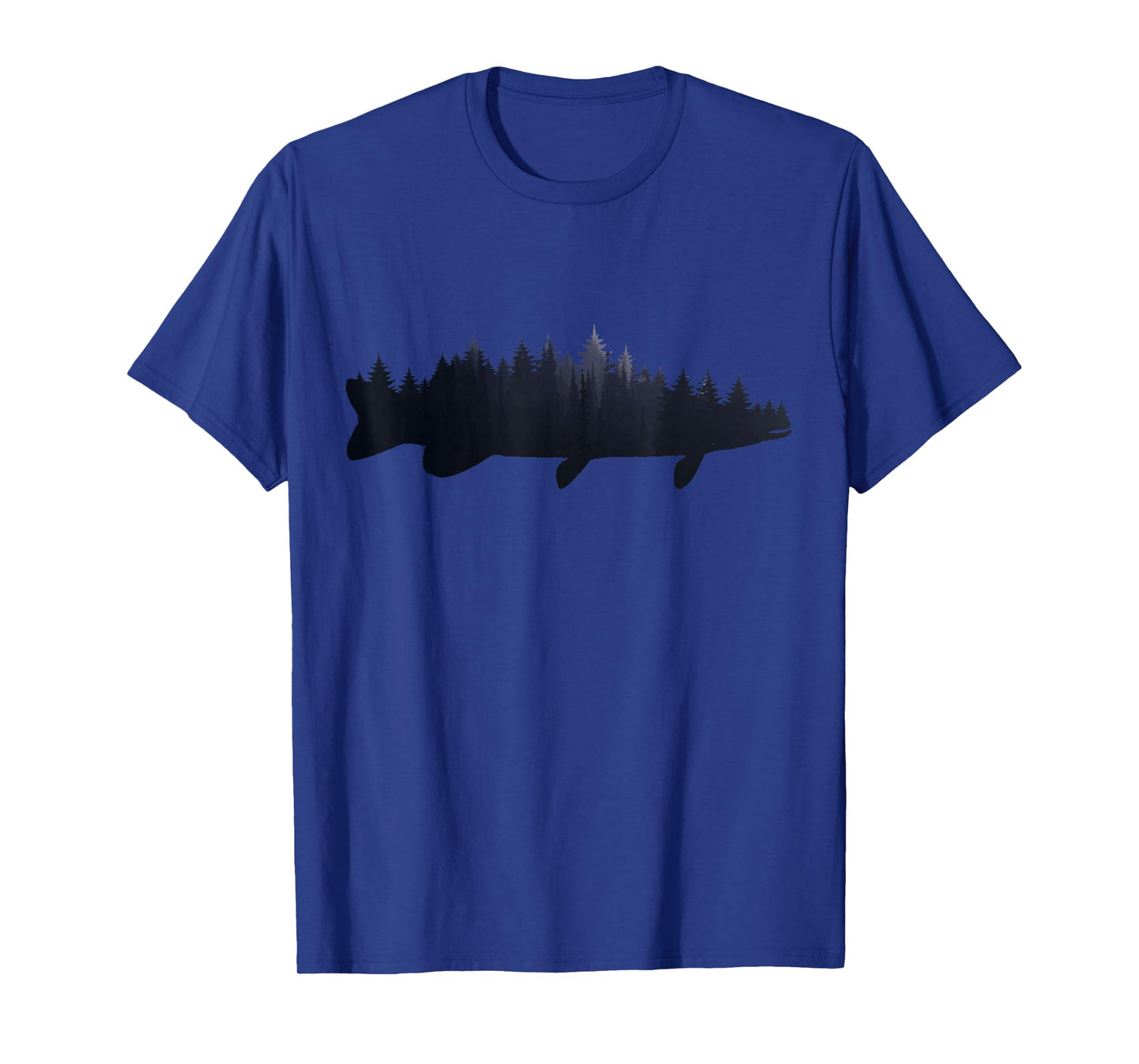 Pike Fishing Forest Fish Nature Outdoor Fisherman T-Shirt