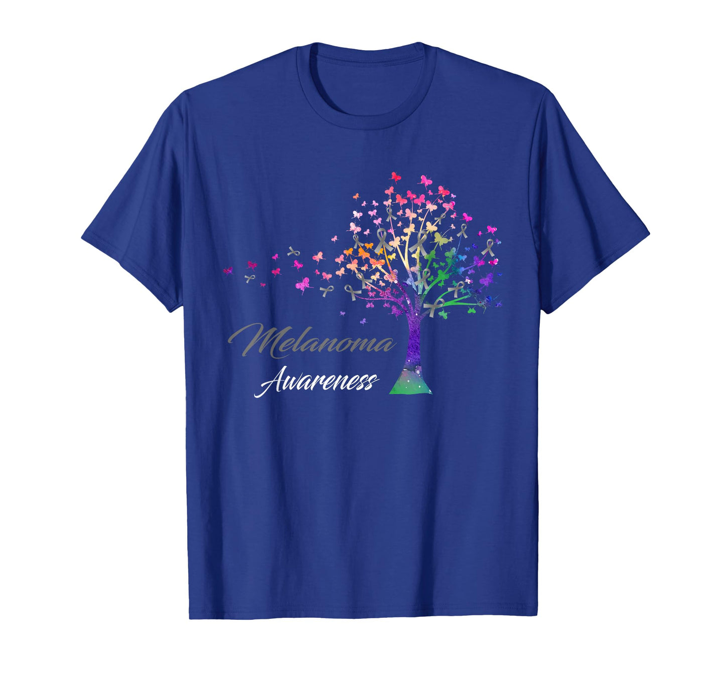 Tree Ribbon Melanoma Awareness T-Shirt