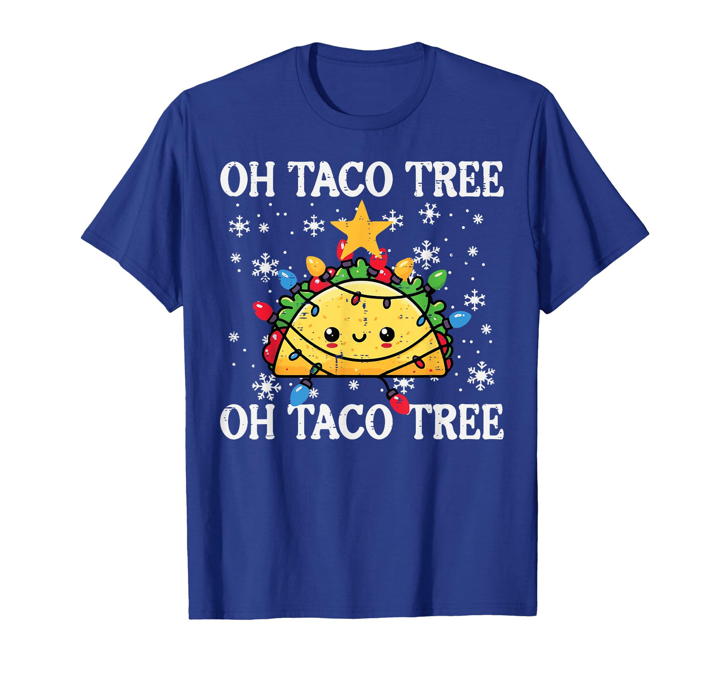 Christmas Oh Taco Tree Xmas Mexican Food Men Women Boys Kids T-Shirt