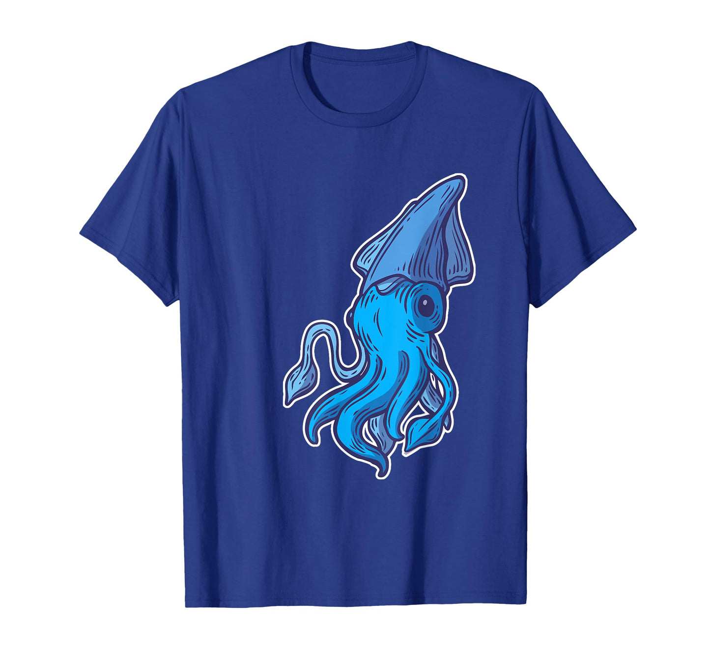 Giant Squid Sea Creature Lover Cartoon Men Women Kids T-Shirt