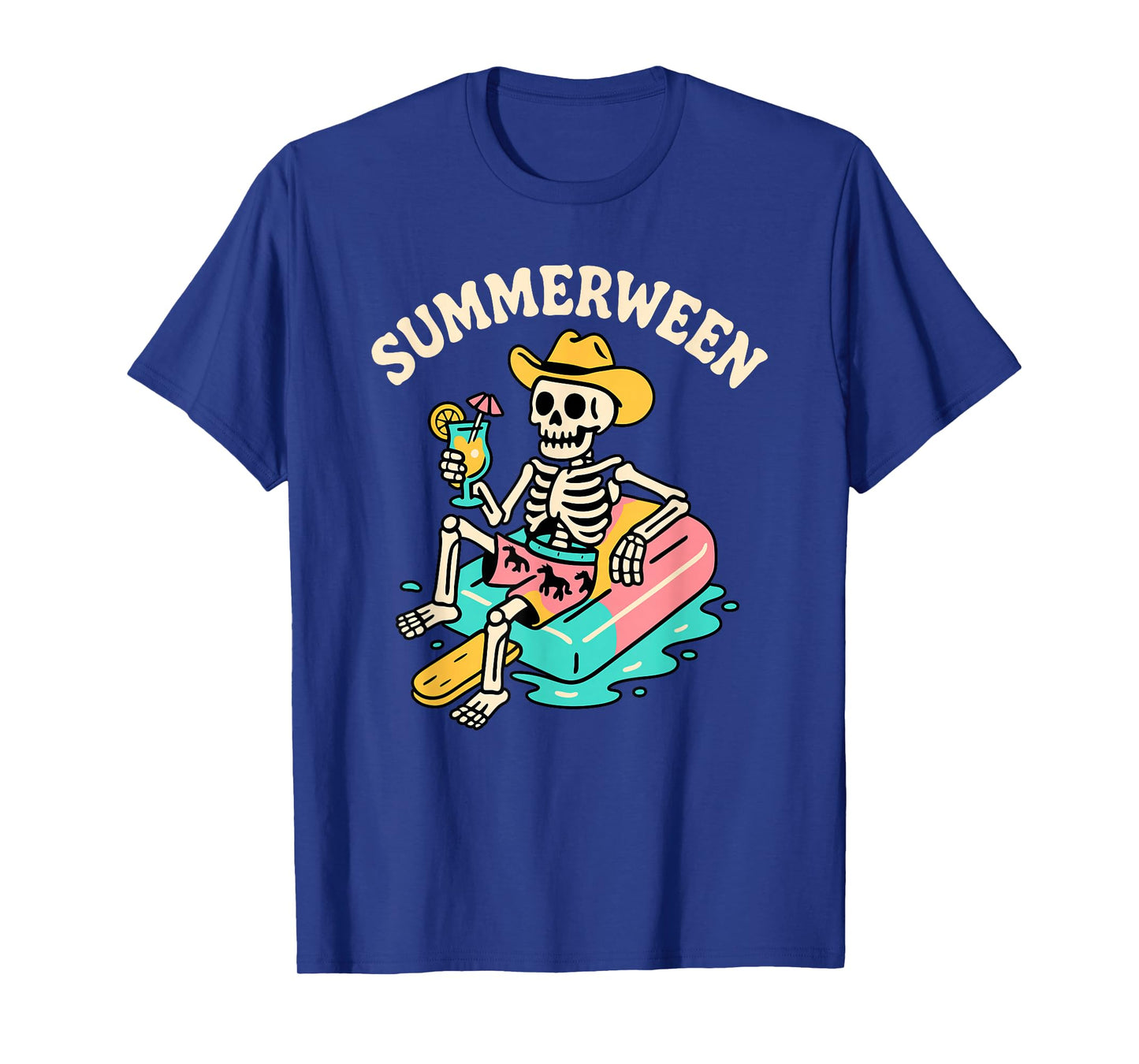 Summerween Summer Halloween Cowboy Summerween T-Shirt
