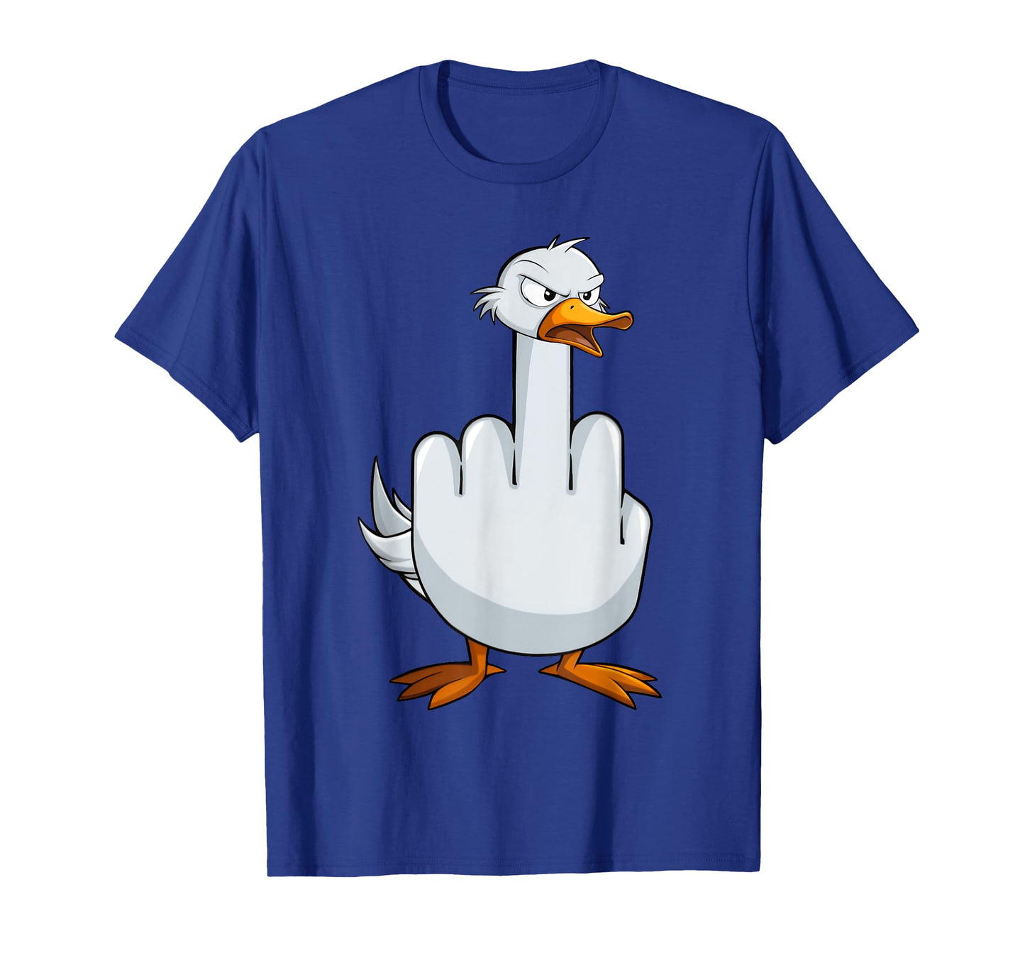 I Don't Give A Duck Middle Finger Funny Offensive Rude Duck T-Shirt