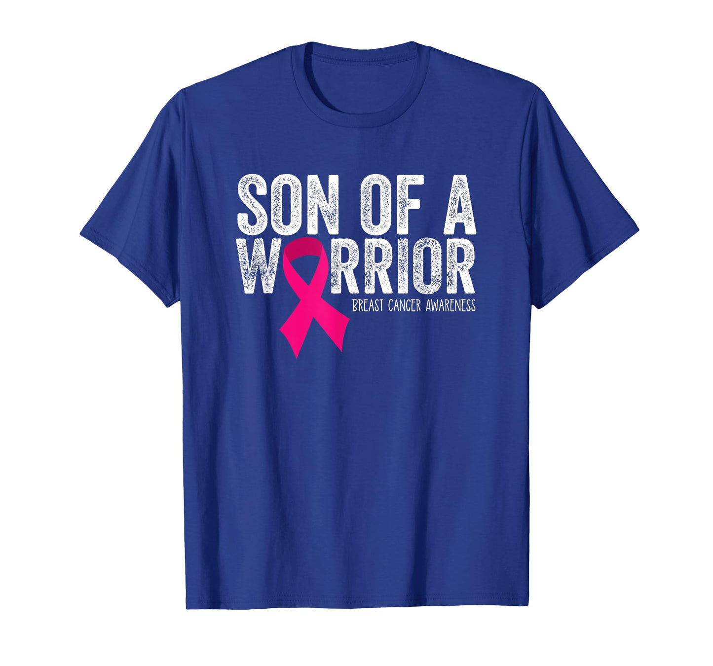 Son of a Warrior Mother Breast Cancer Awareness Gift Pink T-Shirt