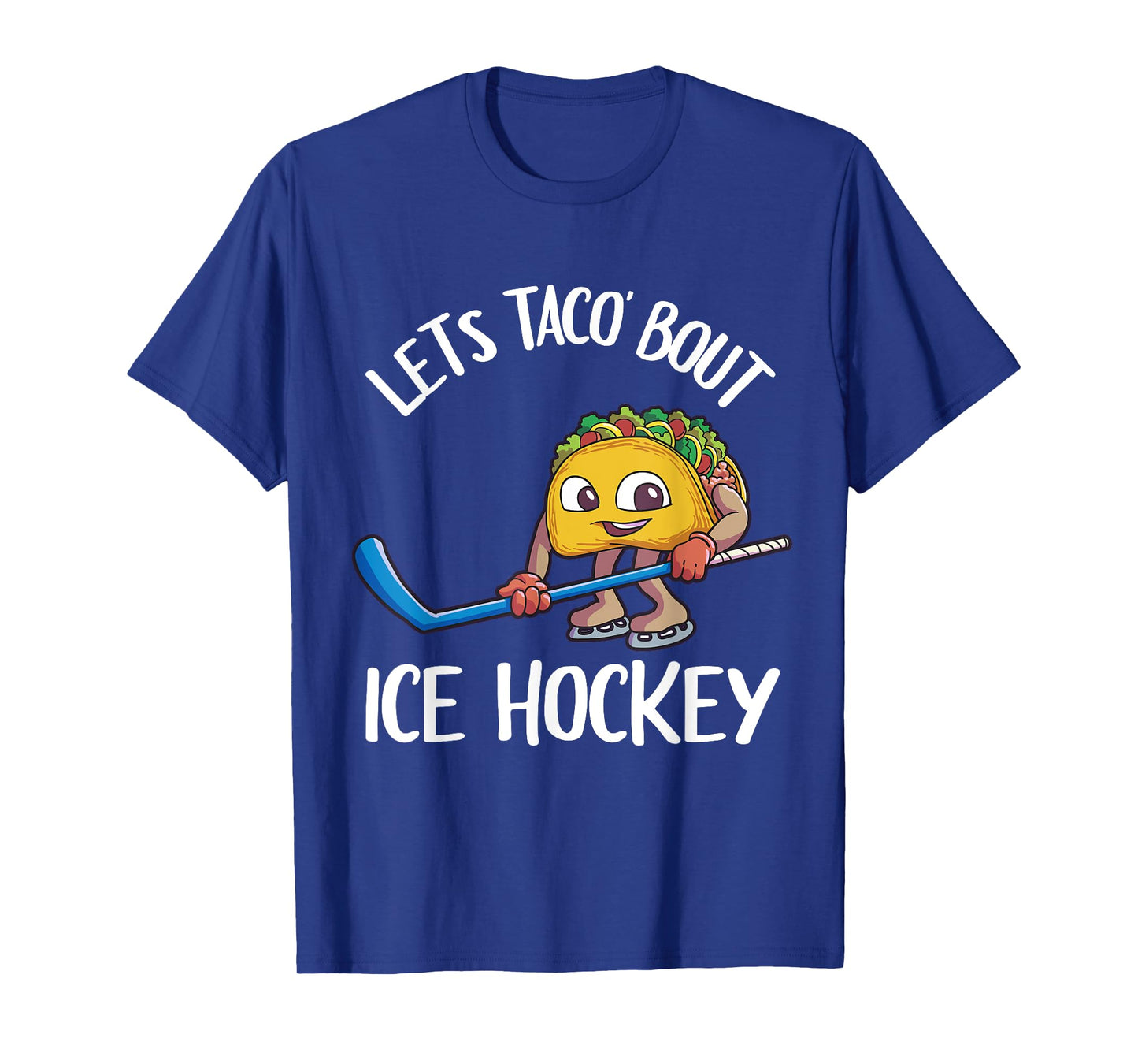 Funny Ice Hockey Shirt Kids Men Taco Lover Gift T-Shirt