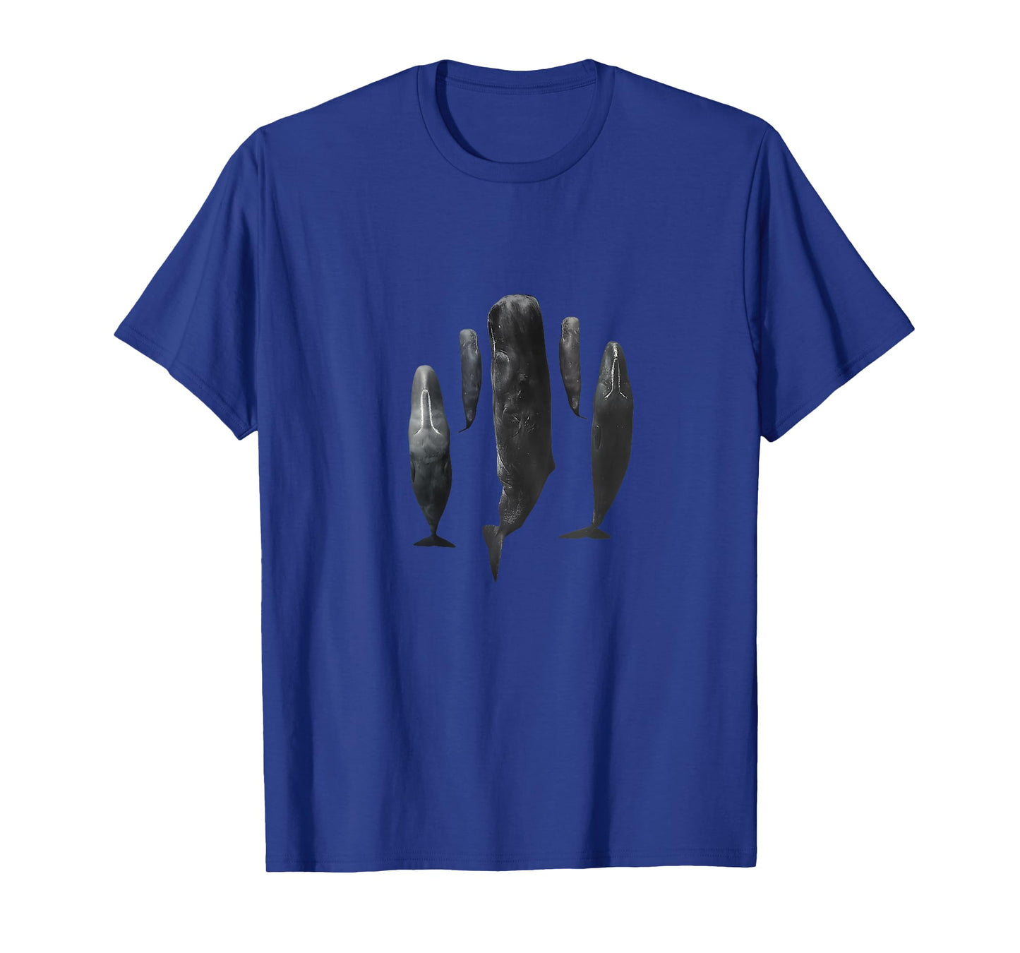 Sleeping Sperm Whales Whale School Sea Creatures Ocean Nature T-Shirt