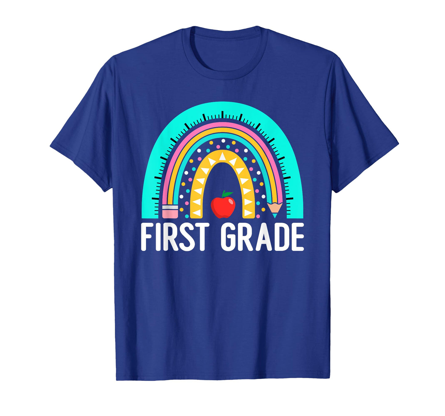 1st Grade Rainbow Teacher Team First Grade Squad Girls Boys T-Shirt