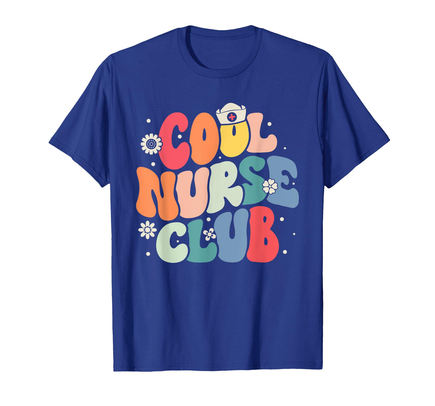 Cool Nurse Club Registered Nurse Nursing Students Groovy Tee T-Shirt