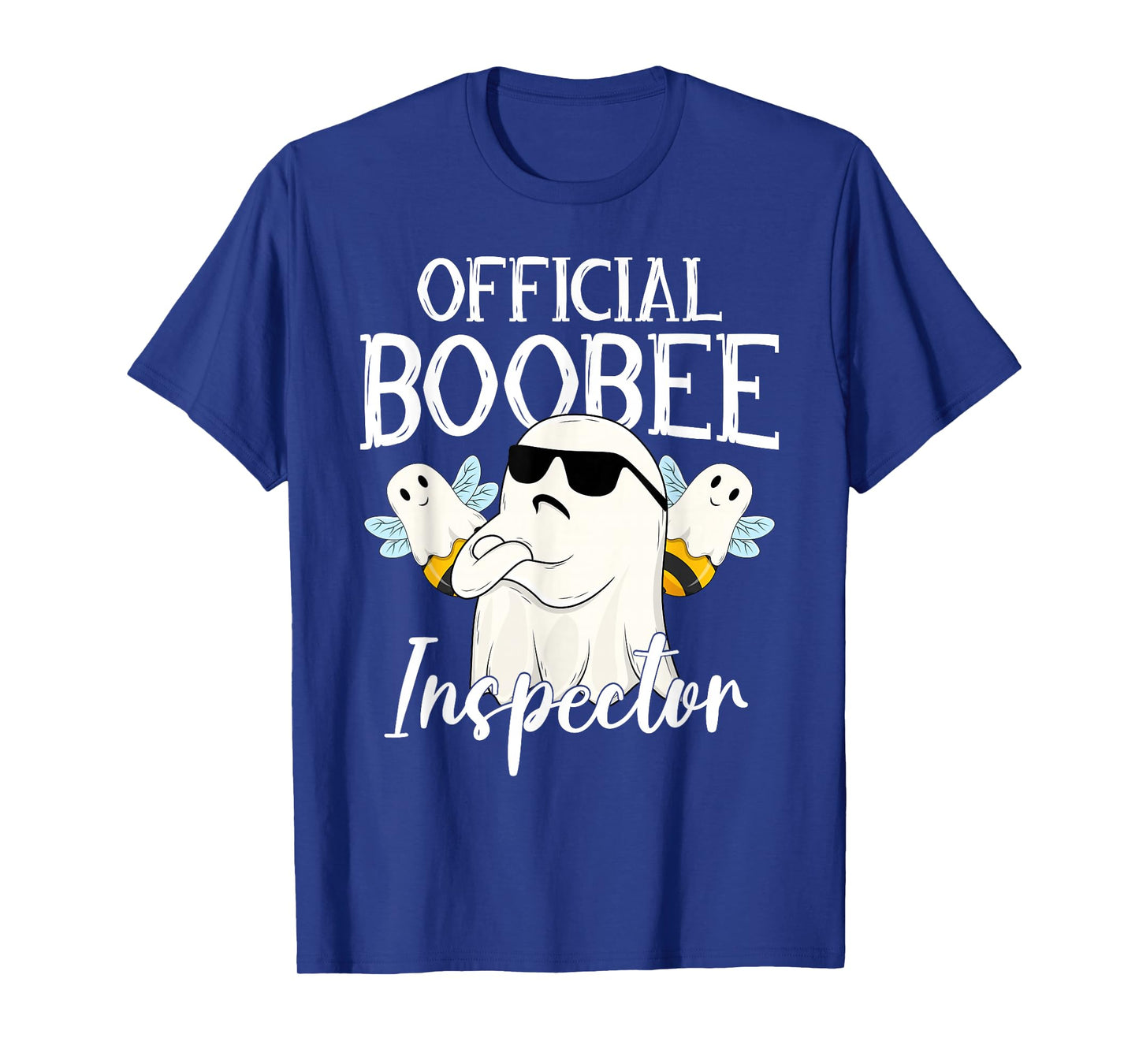 Official Boo Bees Inspector Funny Angry Ghost Halloween T-Shirt