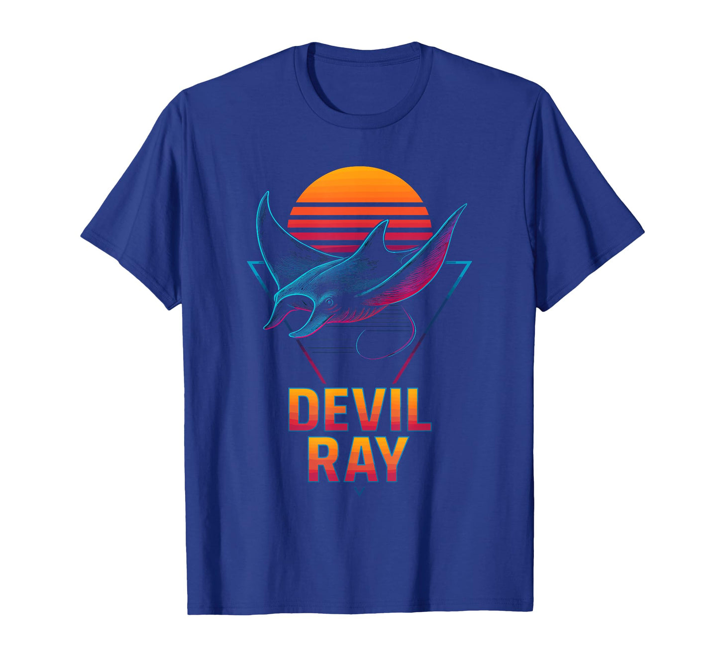 Devil ray Retro T-Shirt