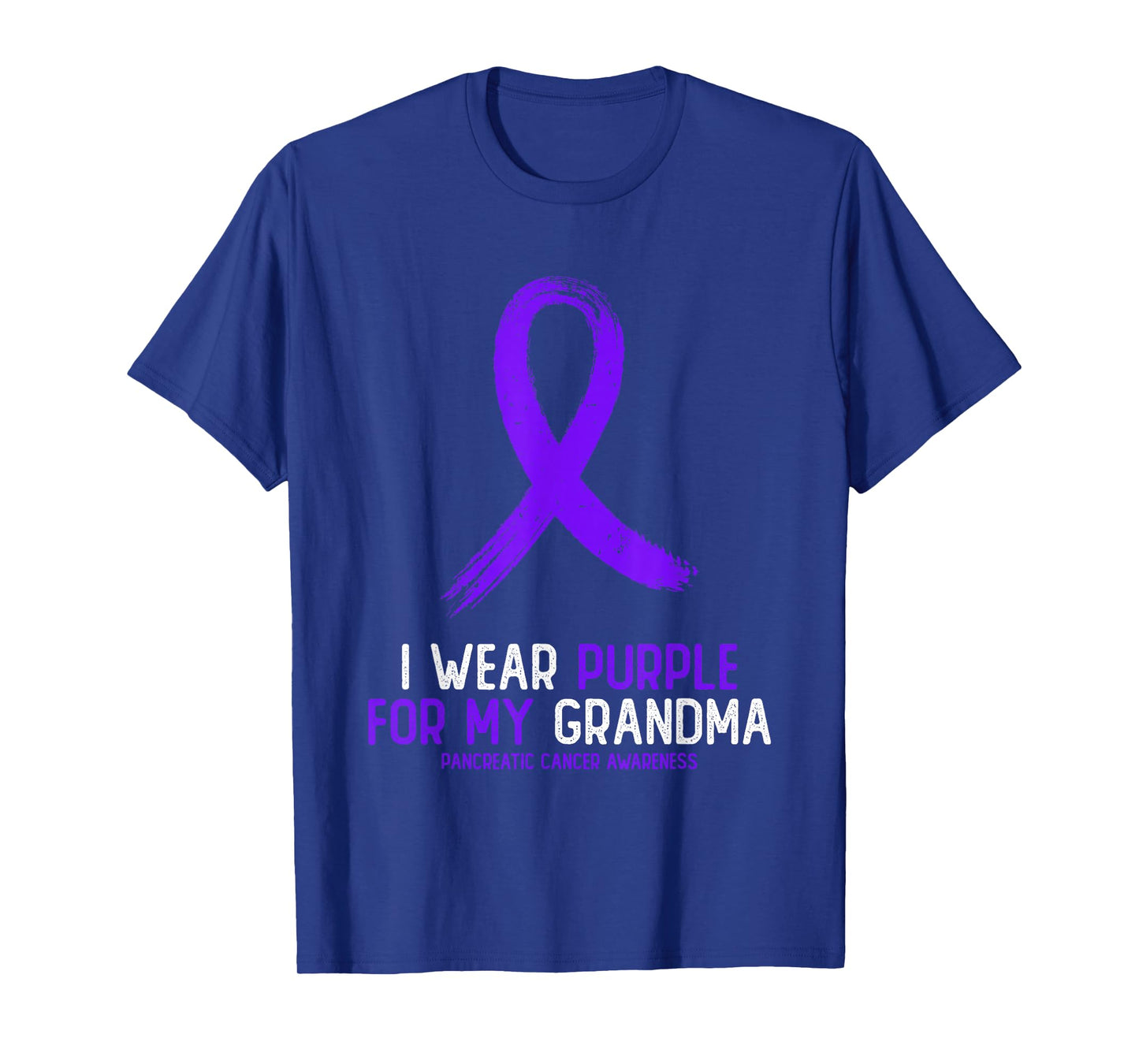 I Wear Purple For My Grandma Pancreatic Cancer Awareness T-Shirt
