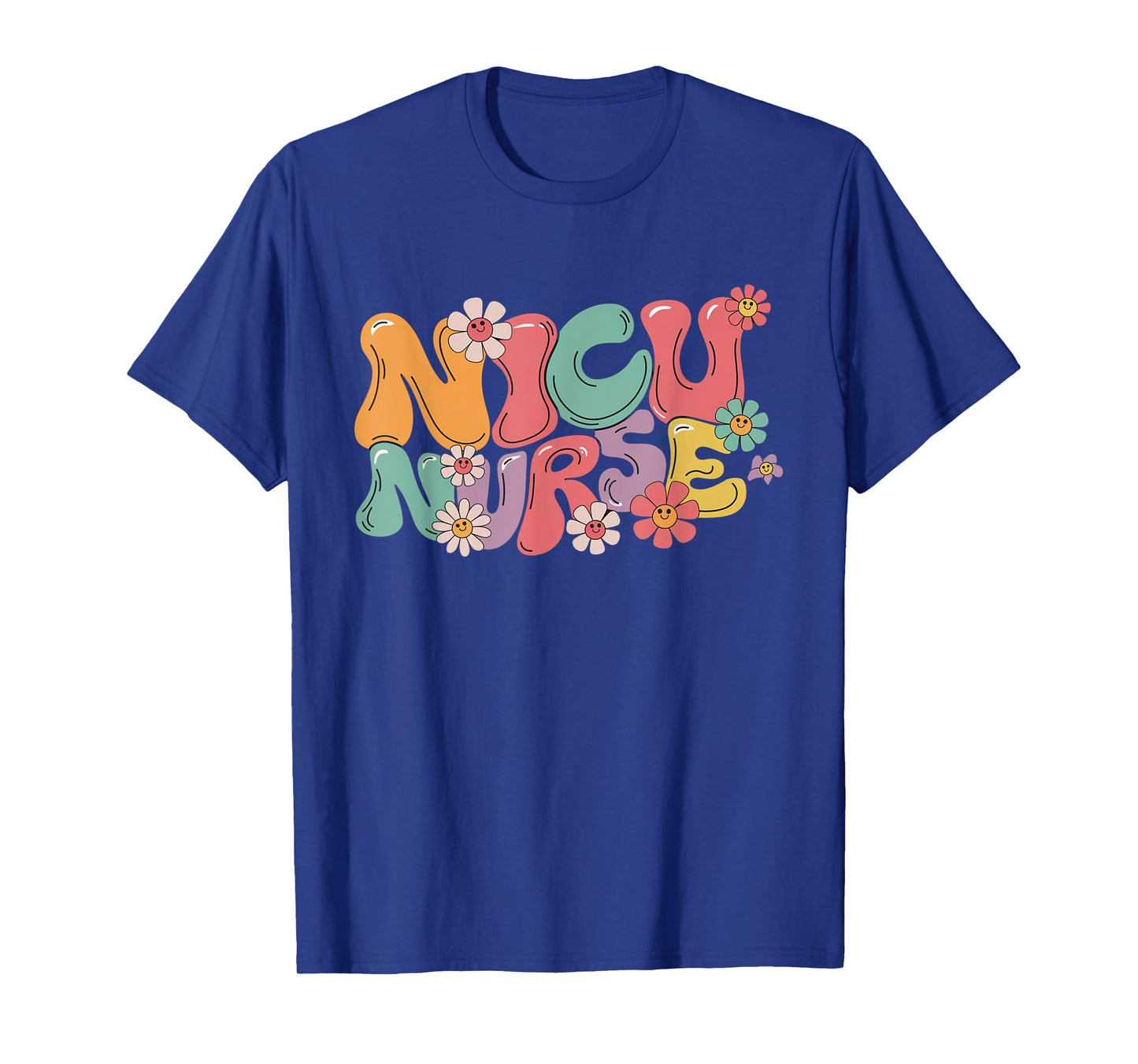 NICU Nurse ICU Groovy Nursing Neonatal Intensive Care Unit T-Shirt