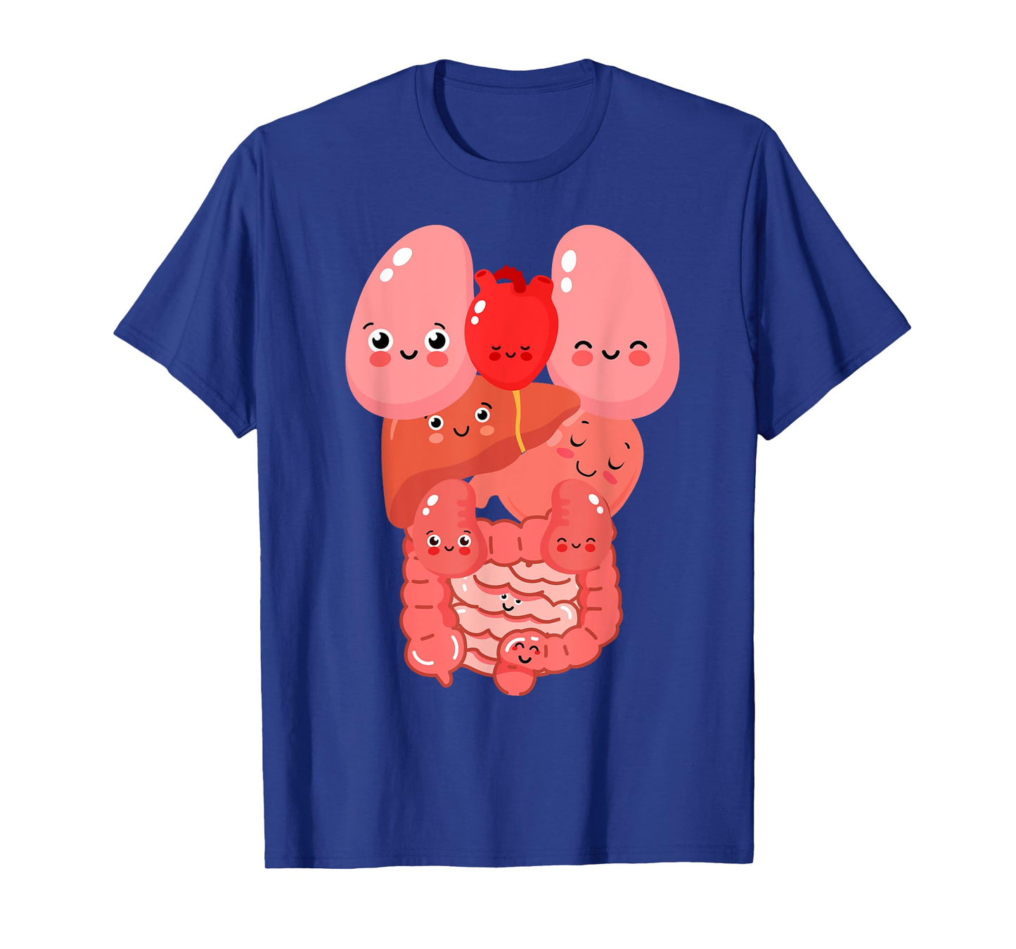 Internal Organs Funny Human Anatomy Smiling T-Shirt