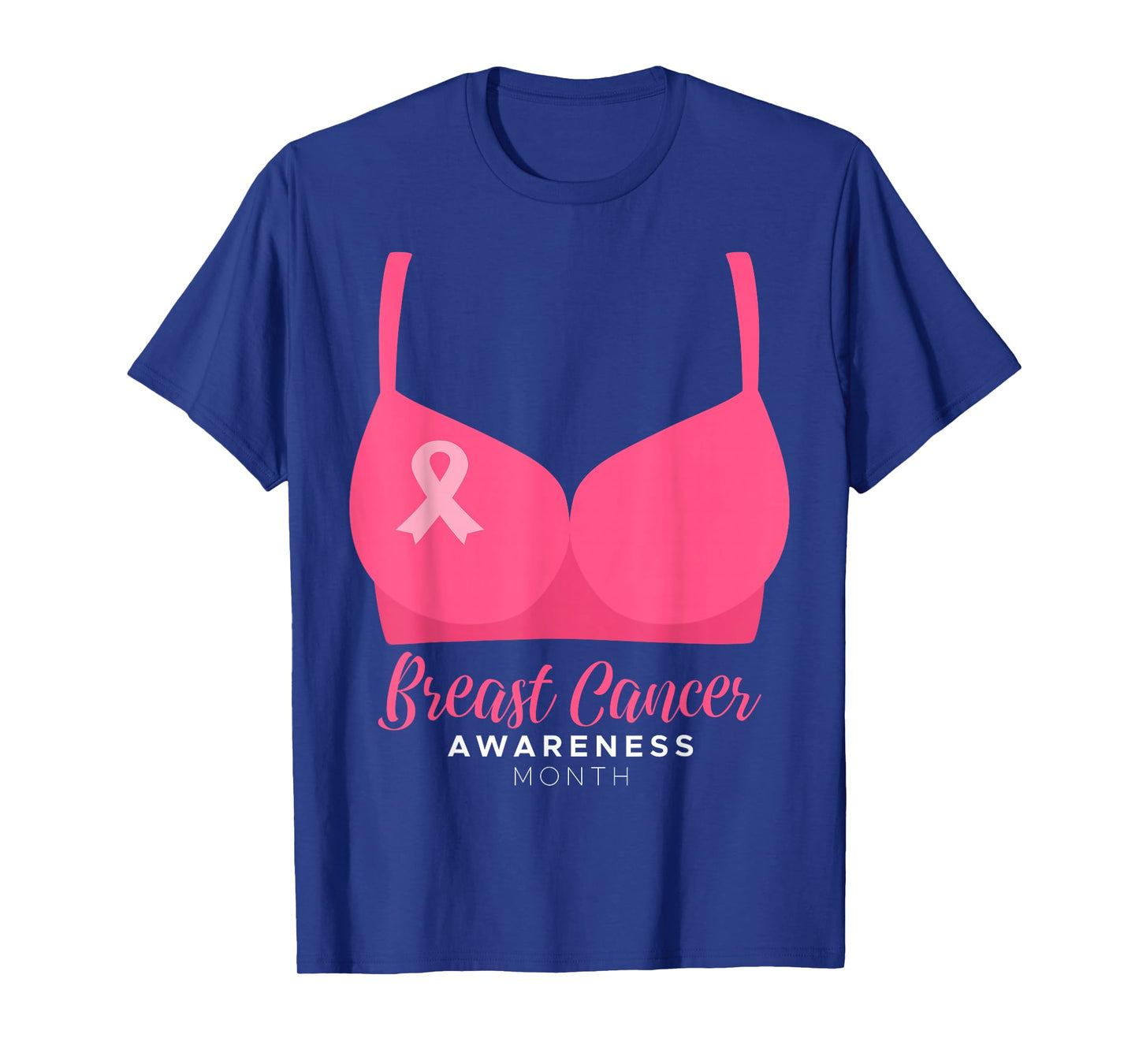 BRA Breast Cancer Awareness Month Wear Pink Ribbon October T-Shirt