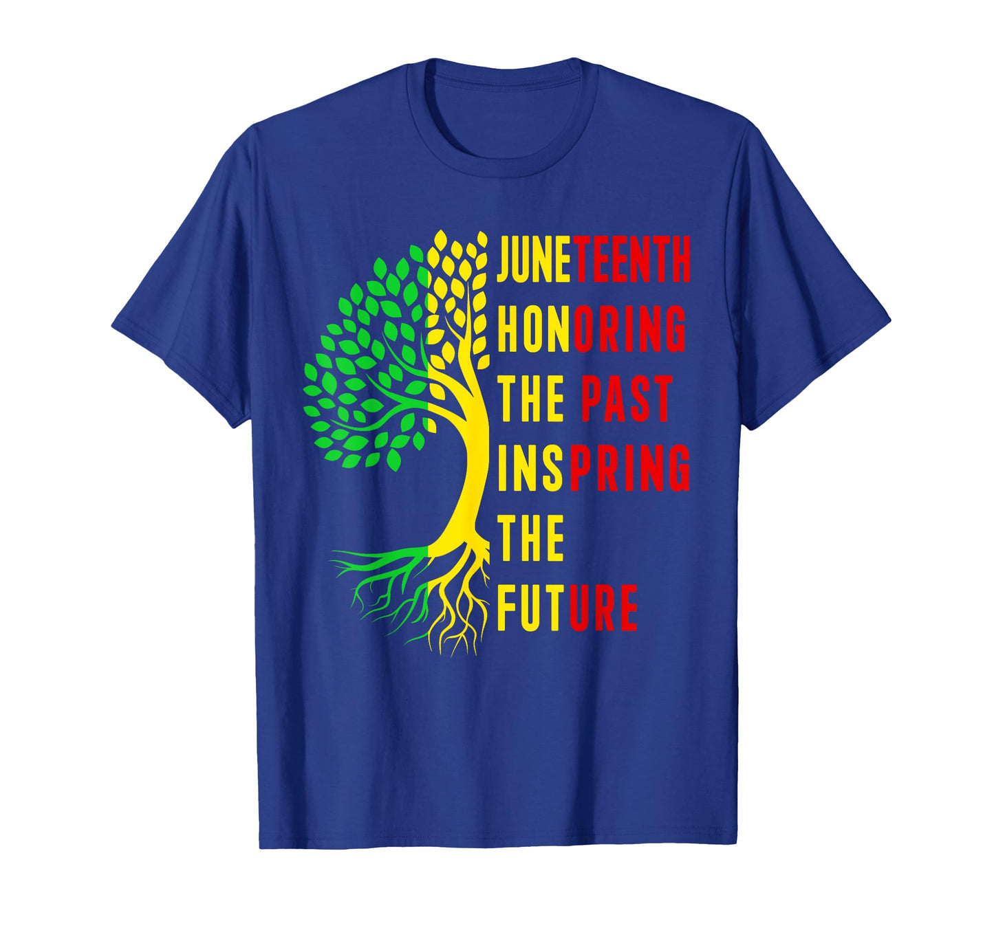 Honoring The Past Inspiring The Future Juneteenth Teacher T-Shirt