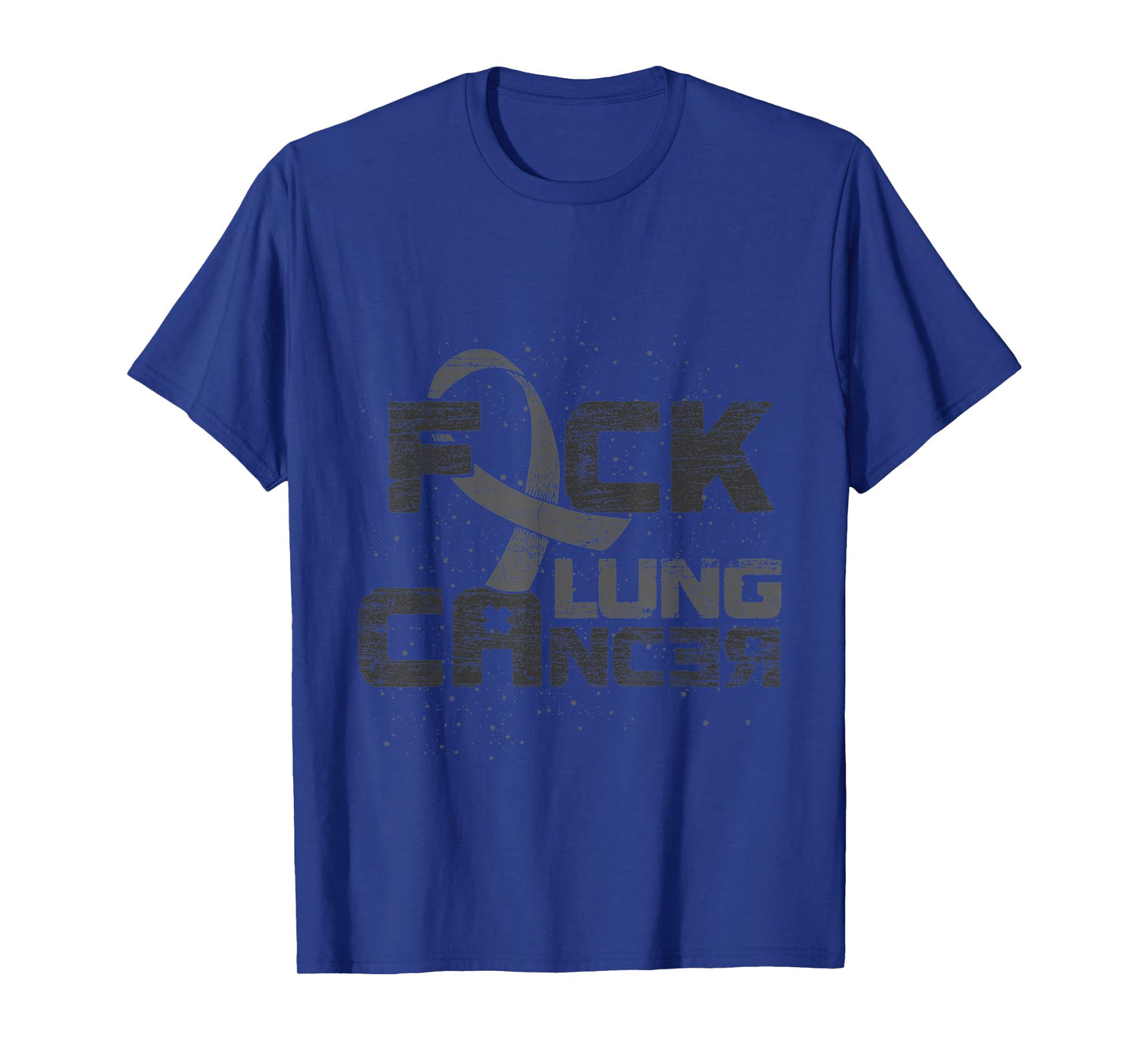 White Ribbon Lung Cancer Awareness Fuck Lung Cancer T-Shirt