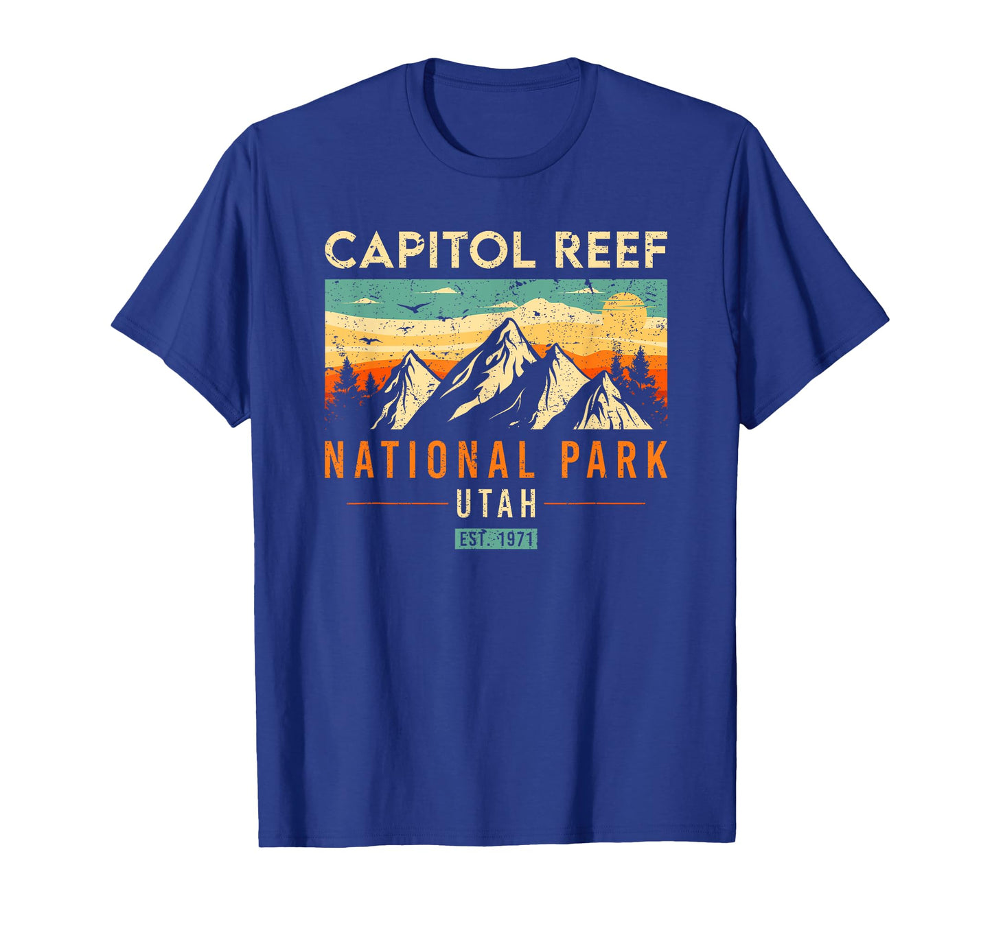 Capitol Reef Est. 1971 Vintage Retro Utah National Park T-Shirt