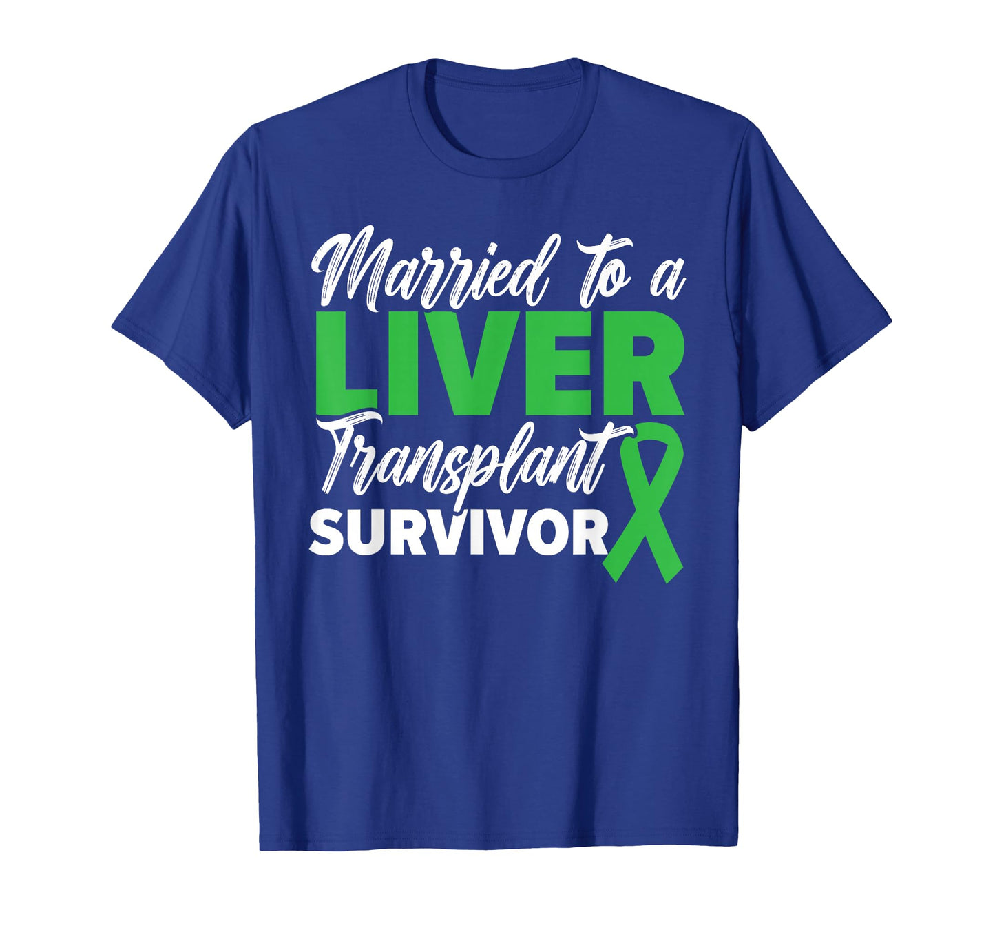 GRUMPY DAD CO Married To A Liver Transplant Survivor Organ Recipient Unisex-Adults Black Short Sleeve T-Shirt Small