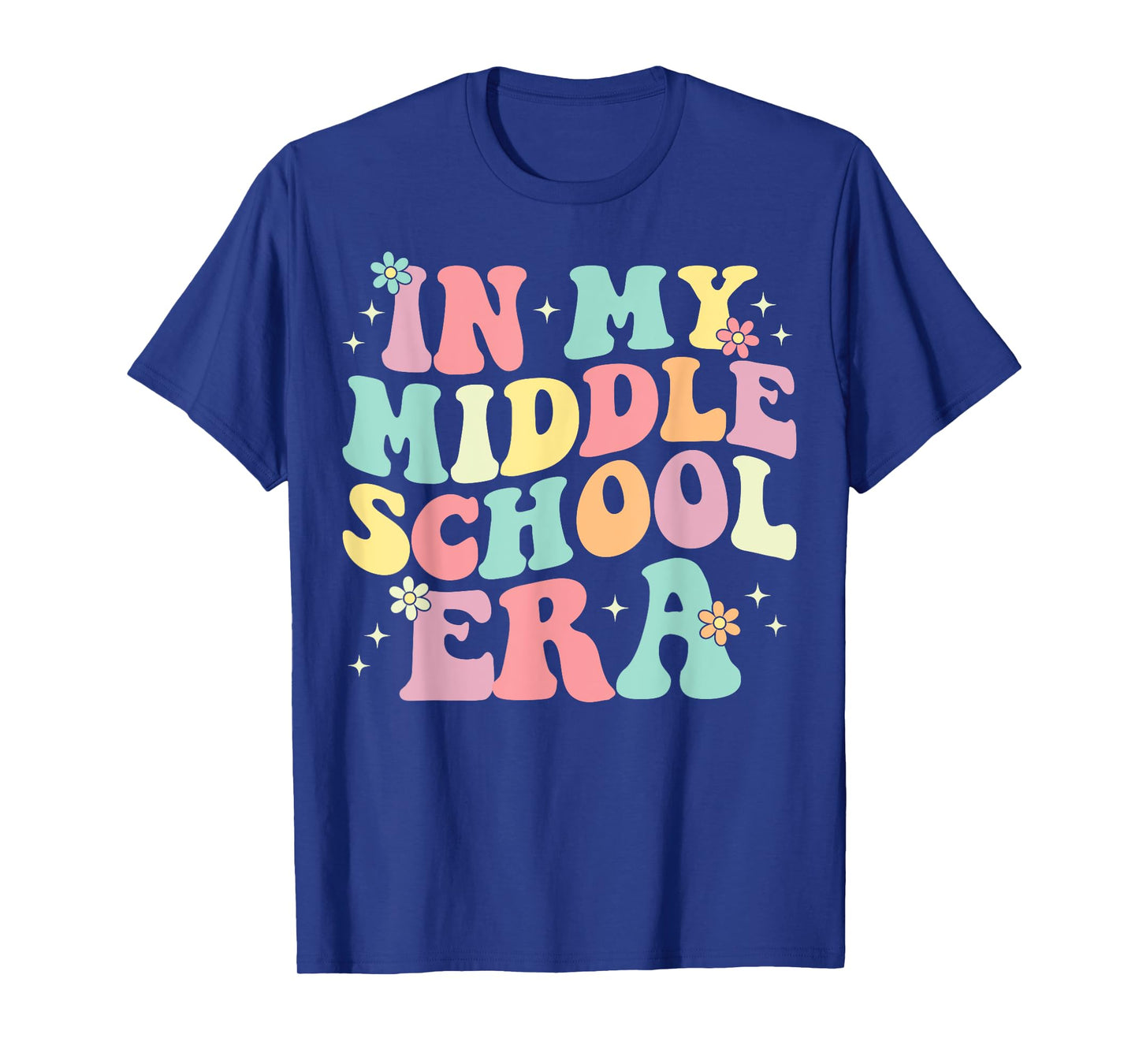 Groovy In My Middle School Era Back To School Teacher T-Shirt