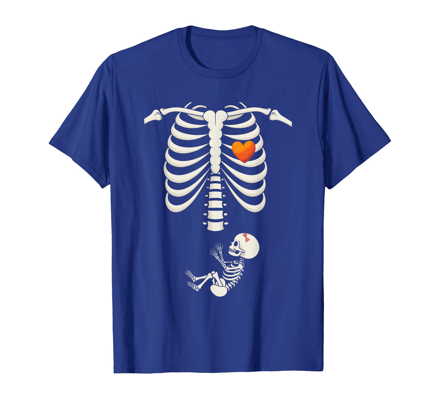 Baby Shower Skeleton Halloween Pregnancy Annoucement Girls T-Shirt