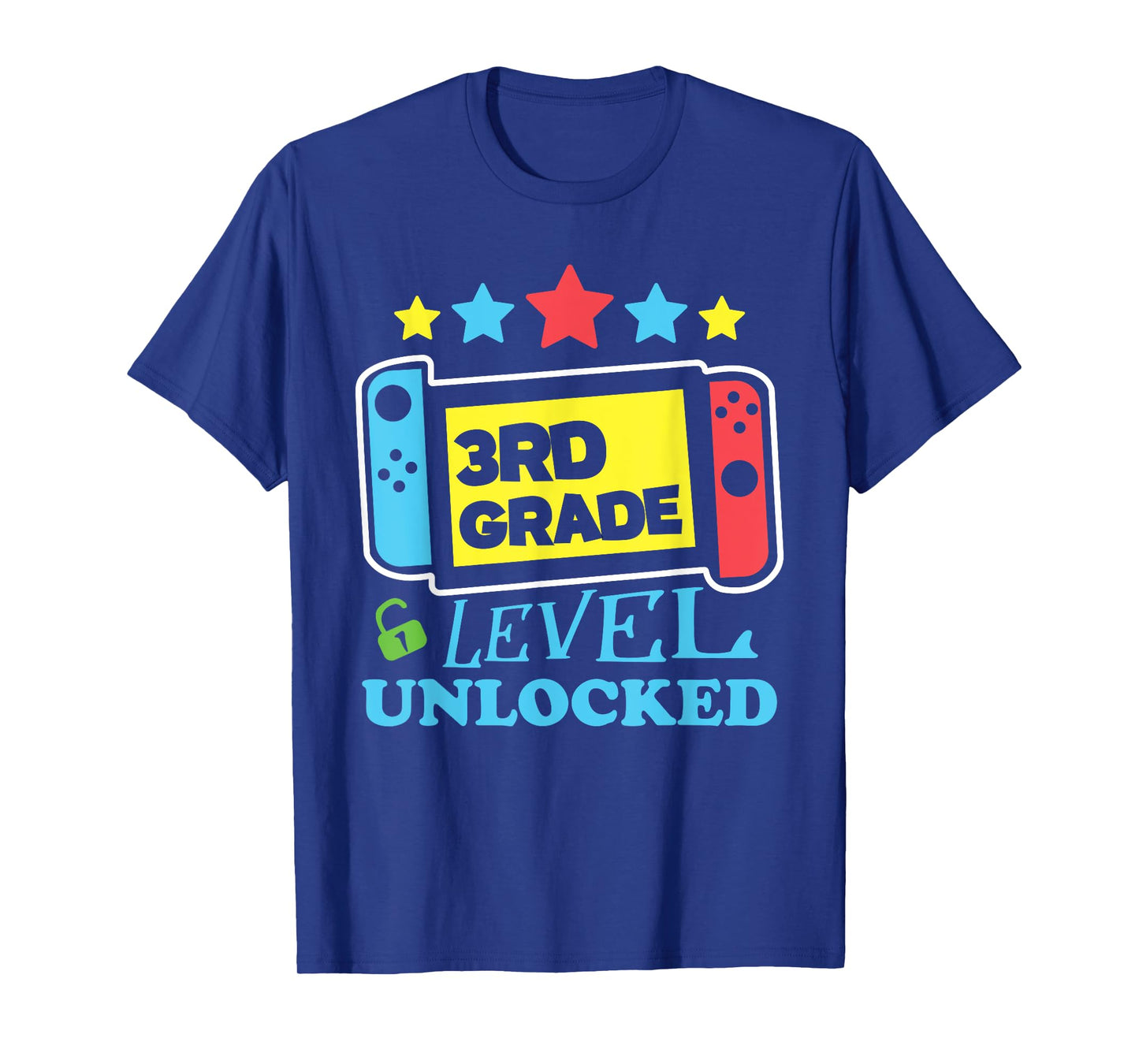 Game Gaming 3rd Grade Level Unlocked First Day Boys Gifts T-Shirt