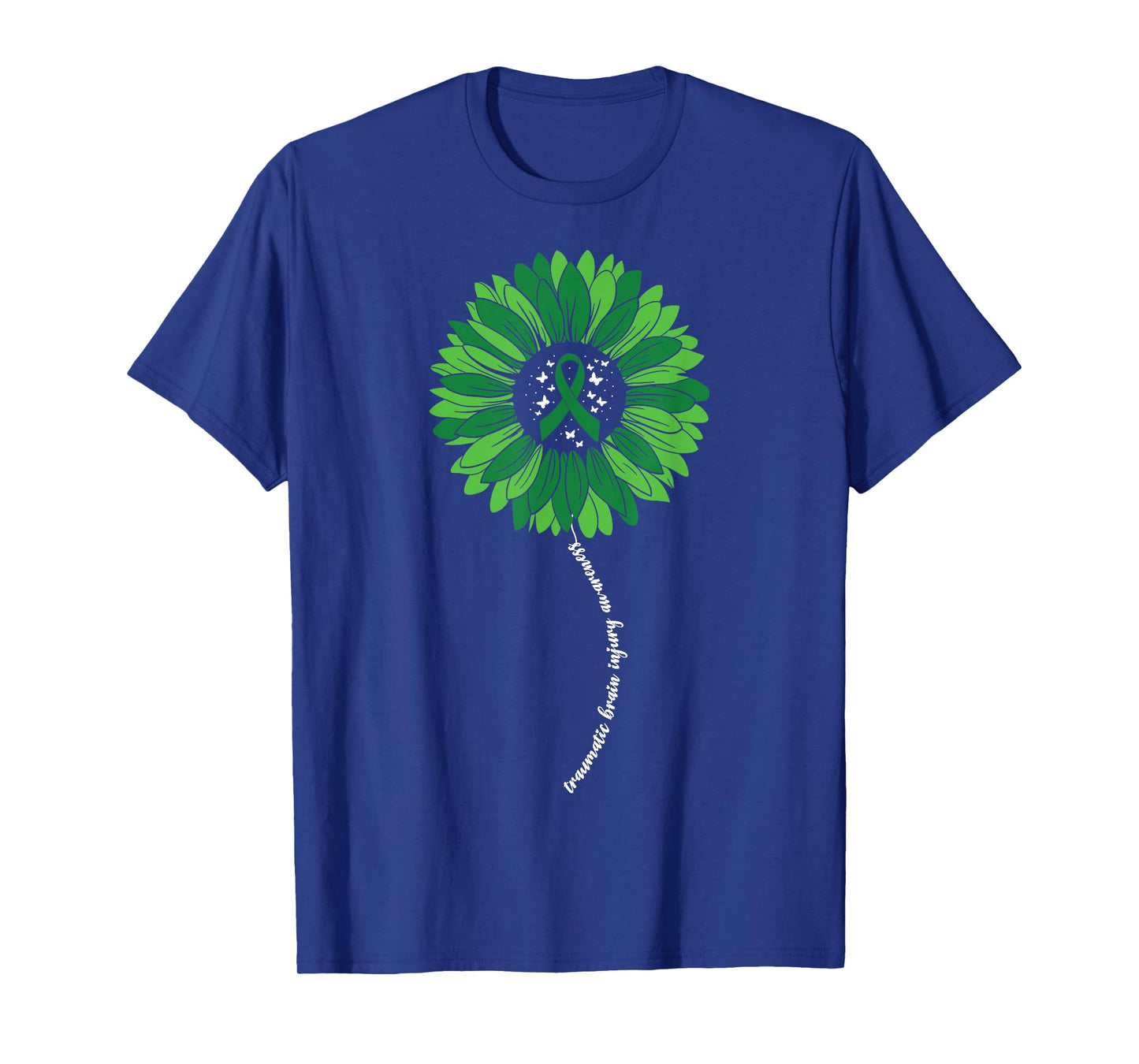 Traumatic Brain Injury TBI Awareness Sunflower For Women TBI T-Shirt