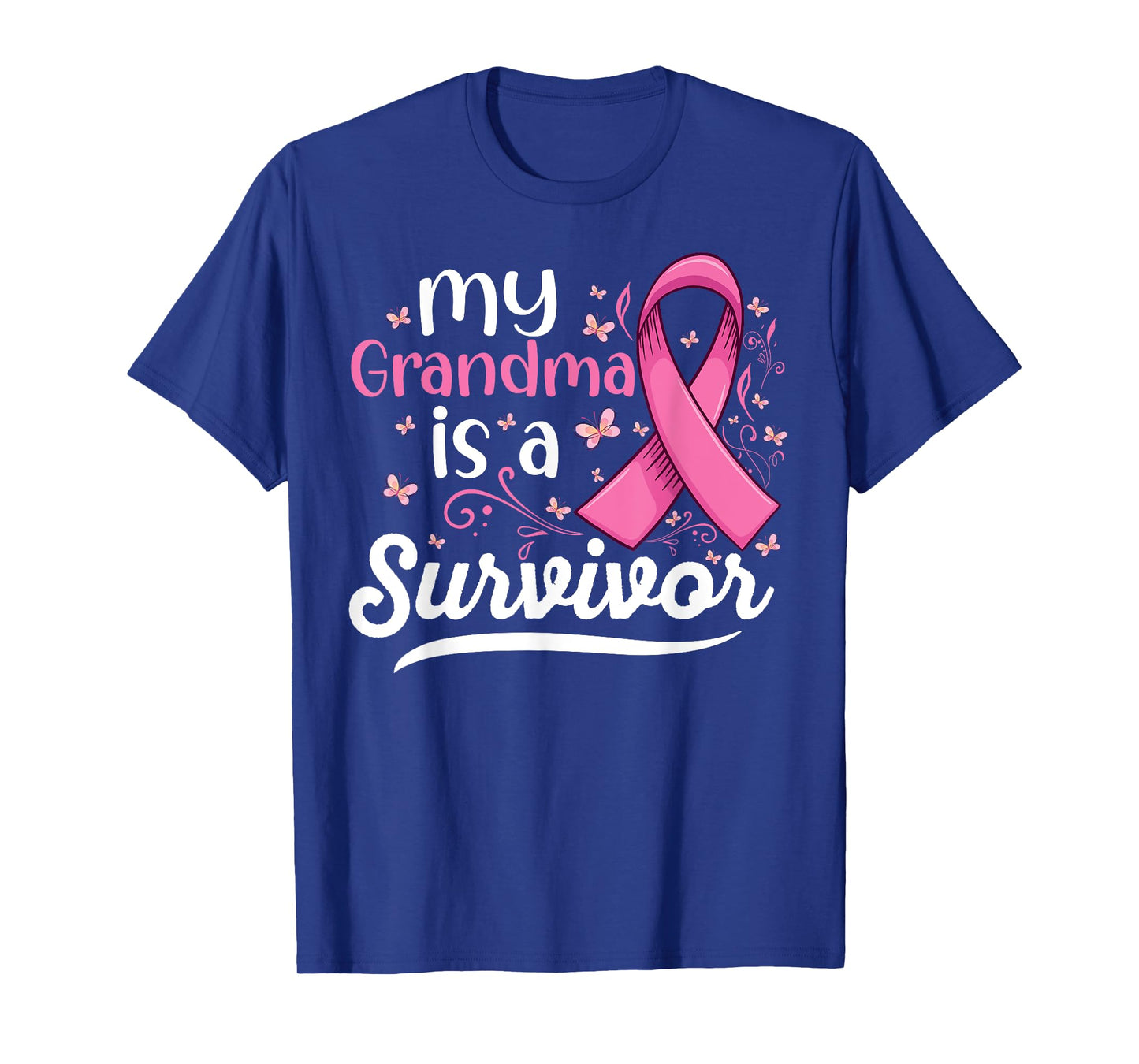 My grandma is a survivor Support Breast Cancer Awareness T-Shirt