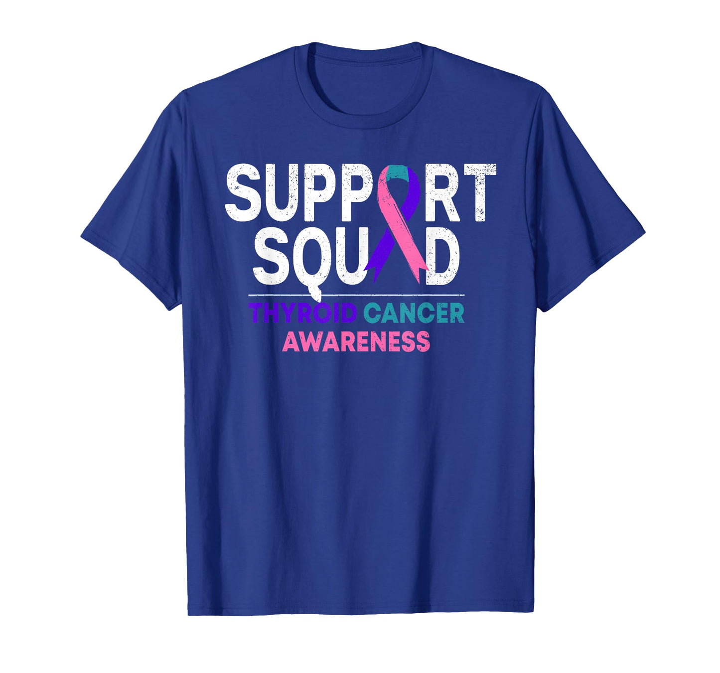 Support Squad Thyroid Cancer Awareness Month Ribbon Family T-Shirt