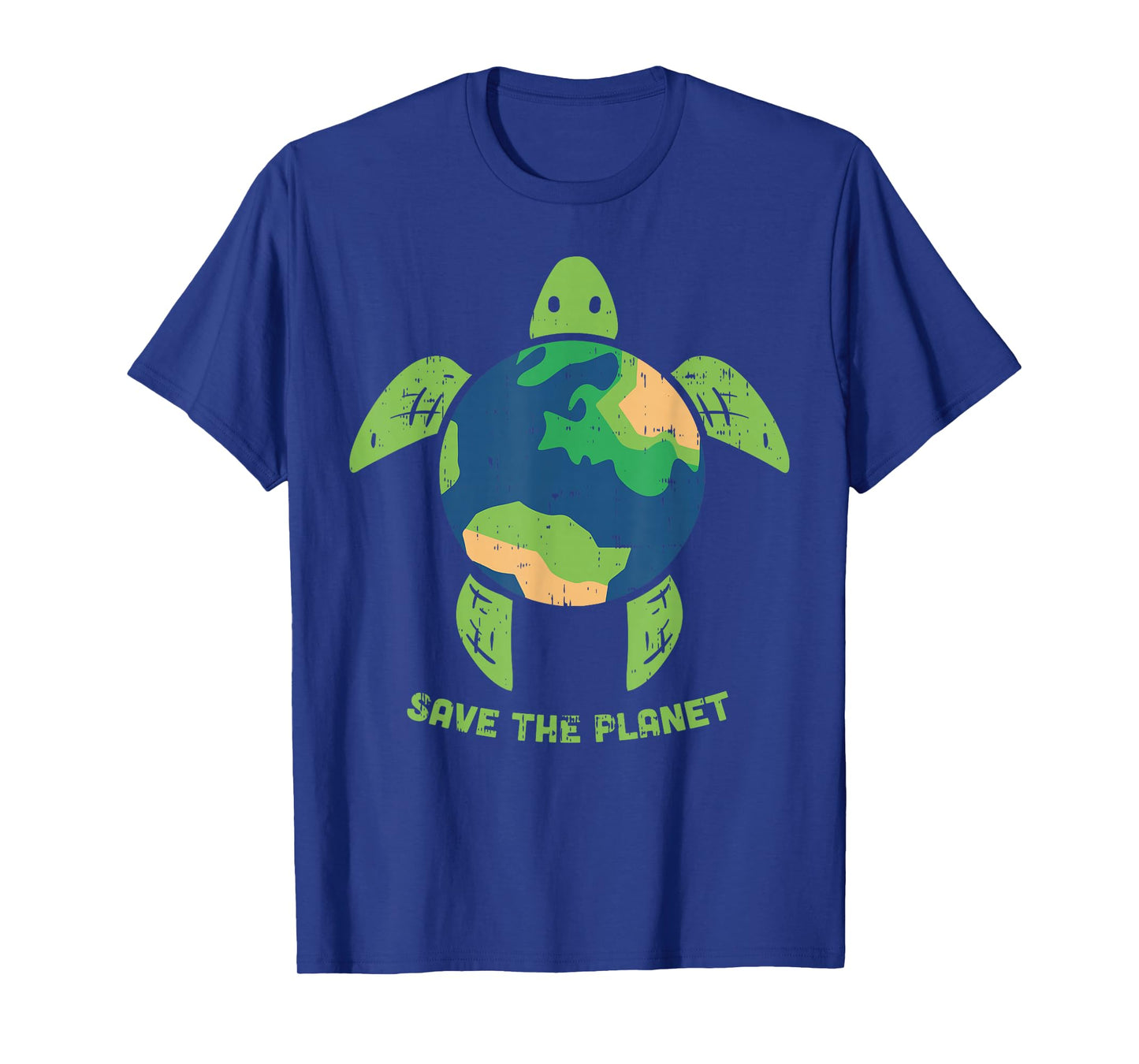 Save The Planet Earth Day Environment Turtle Recycle Ocean T-Shirt