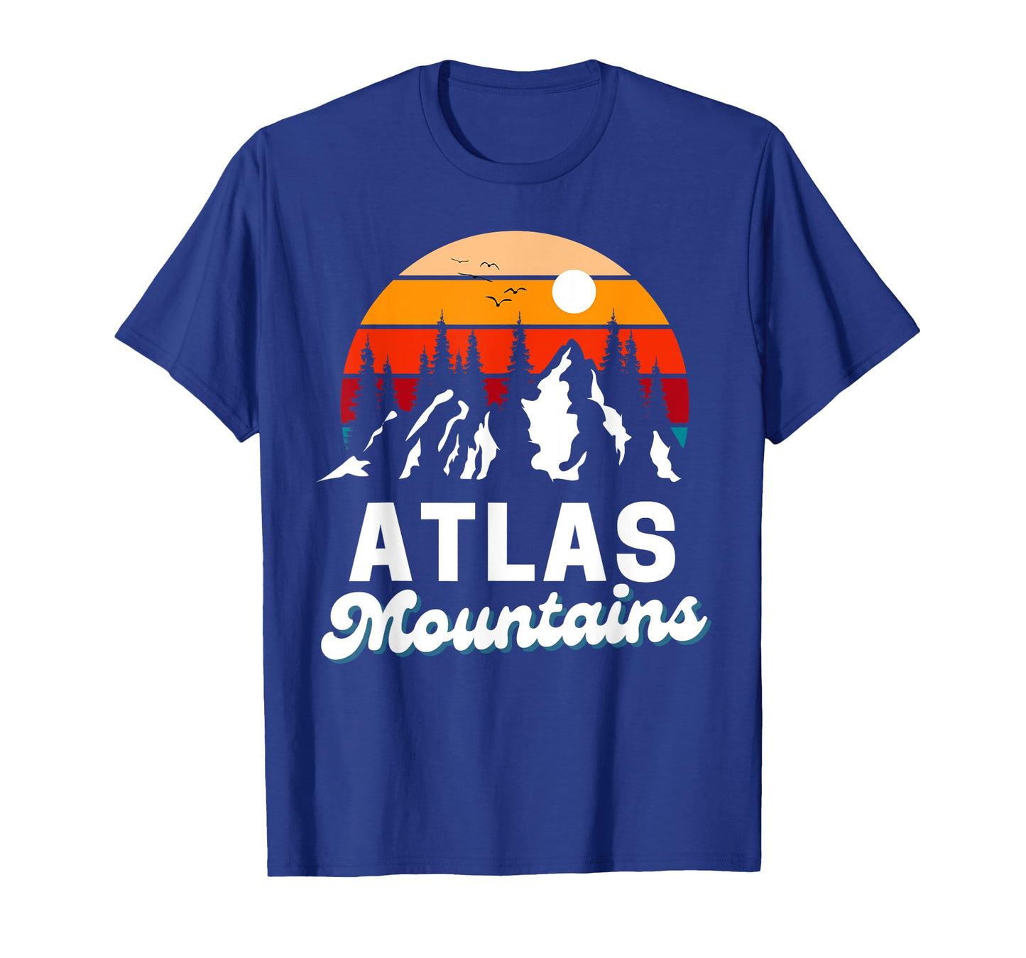 Atlas Mountains Outdoor Hiking Nature Retro Souvenir T-Shirt