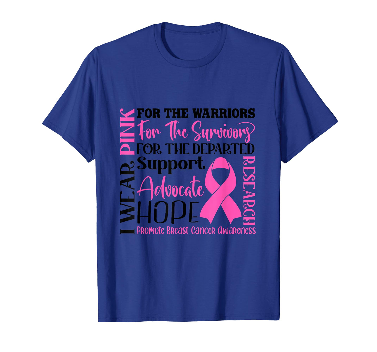 Breast Cancer Pink Ribbon Cancer Awareness T-Shirt